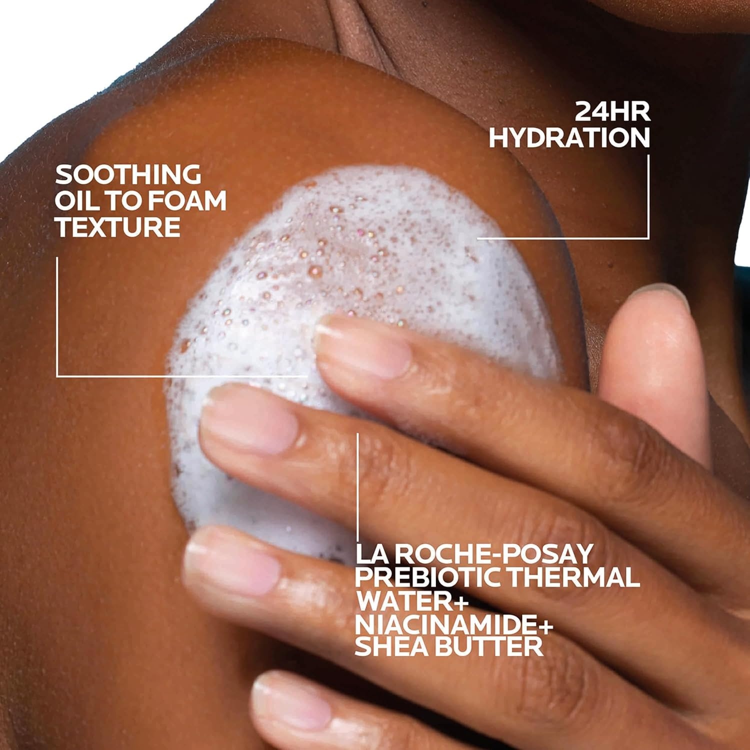 image:imageBundle of La RochePosay Lipikar AP Gentle Foaming Cleansing Oil 400ML Refill Gentle Oil Cleanser for Face and Body Formulated with Niacinamide LongLasting 24hour Hydration
