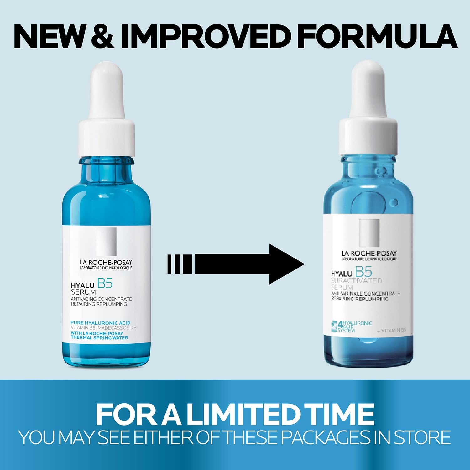 image:imageLa Roche Posay Hyalu B5 Pure Hyaluronic Acid AntiAging Serum for Face101 Fl Oz Pack of 1