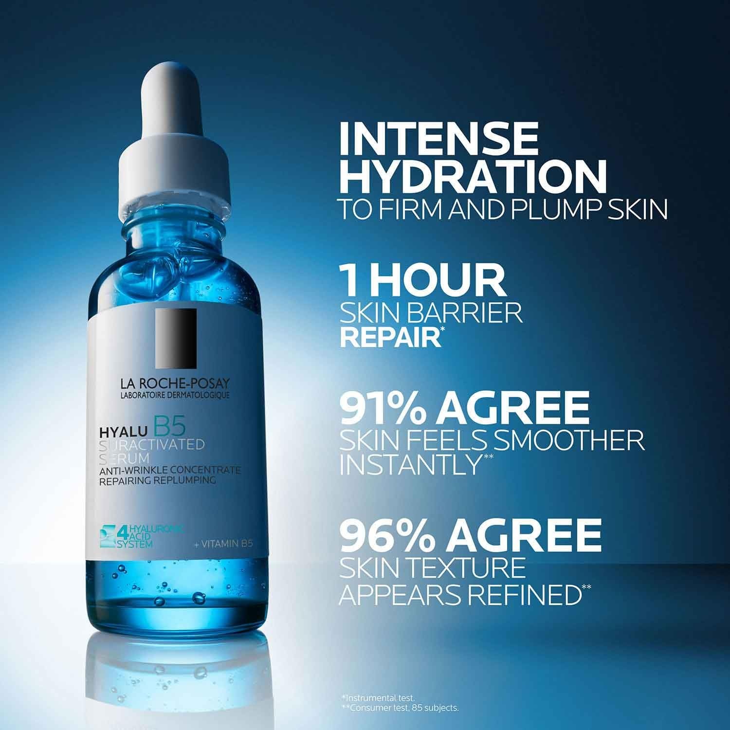 image:imageLa Roche Posay Hyalu B5 Pure Hyaluronic Acid AntiAging Serum for Face101 Fl Oz Pack of 1