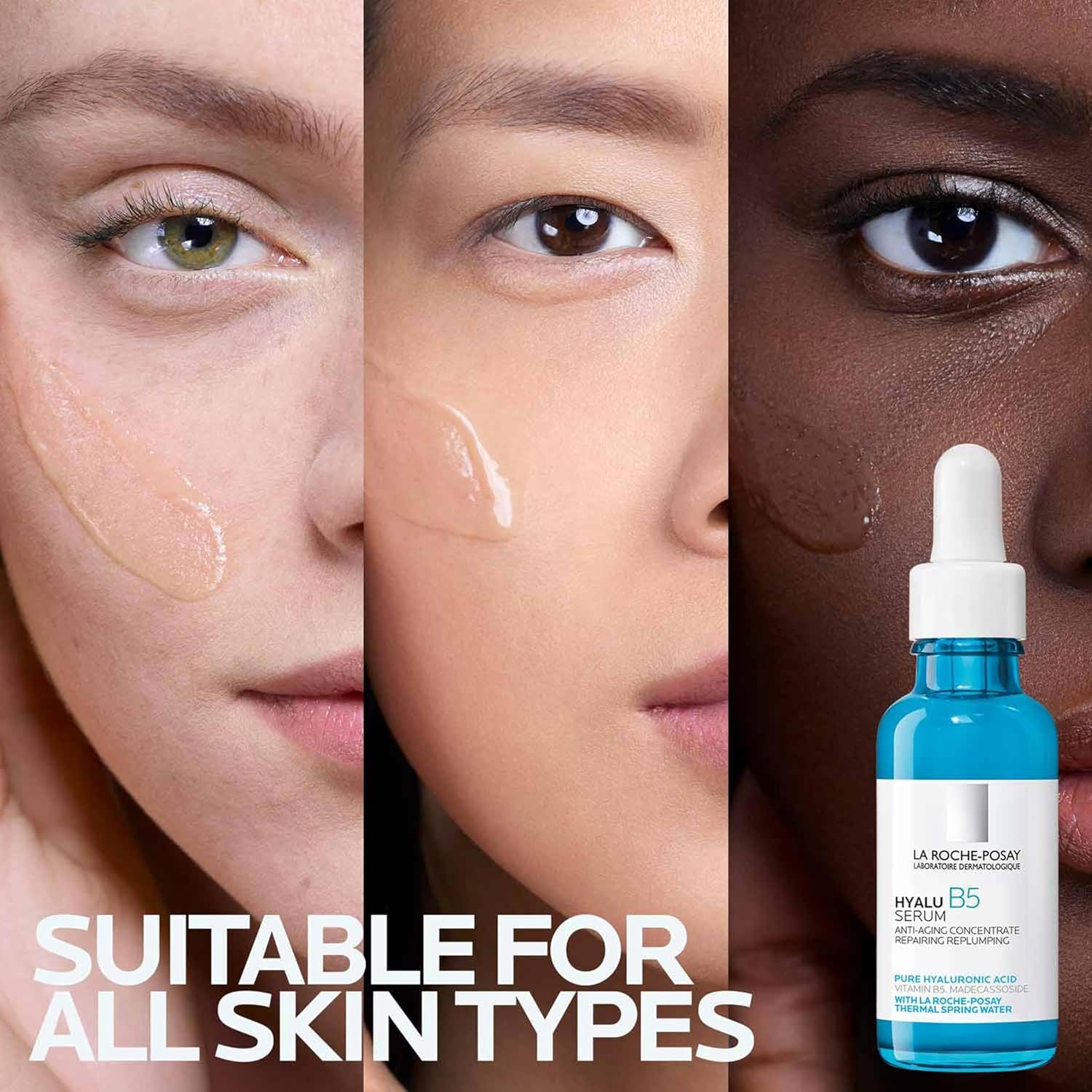 image:imageLa Roche Posay Hyalu B5 Pure Hyaluronic Acid AntiAging Serum for Face101 Fl Oz Pack of 2