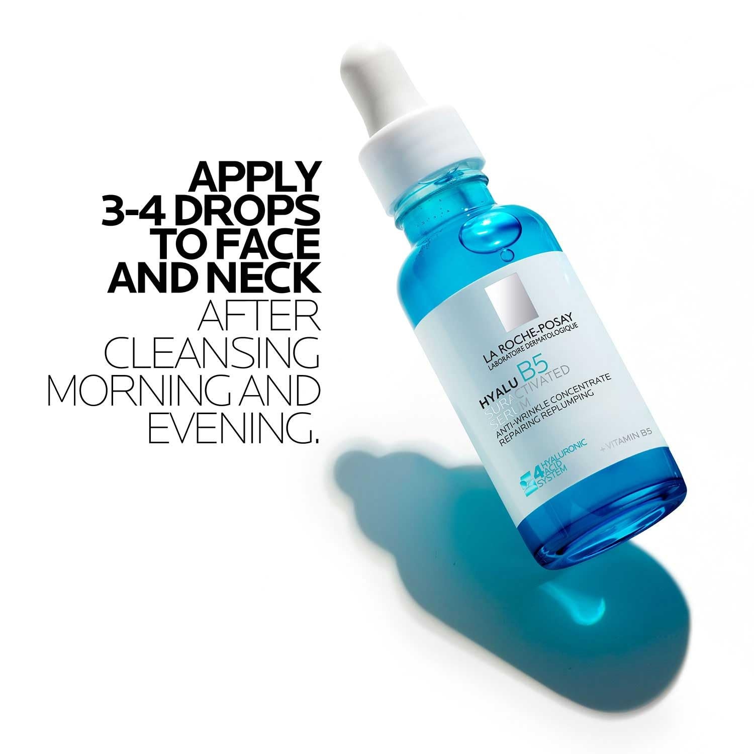 image:imageLa Roche Posay Hyalu B5 Pure Hyaluronic Acid AntiAging Serum for Face169 Fl Oz Pack of 1