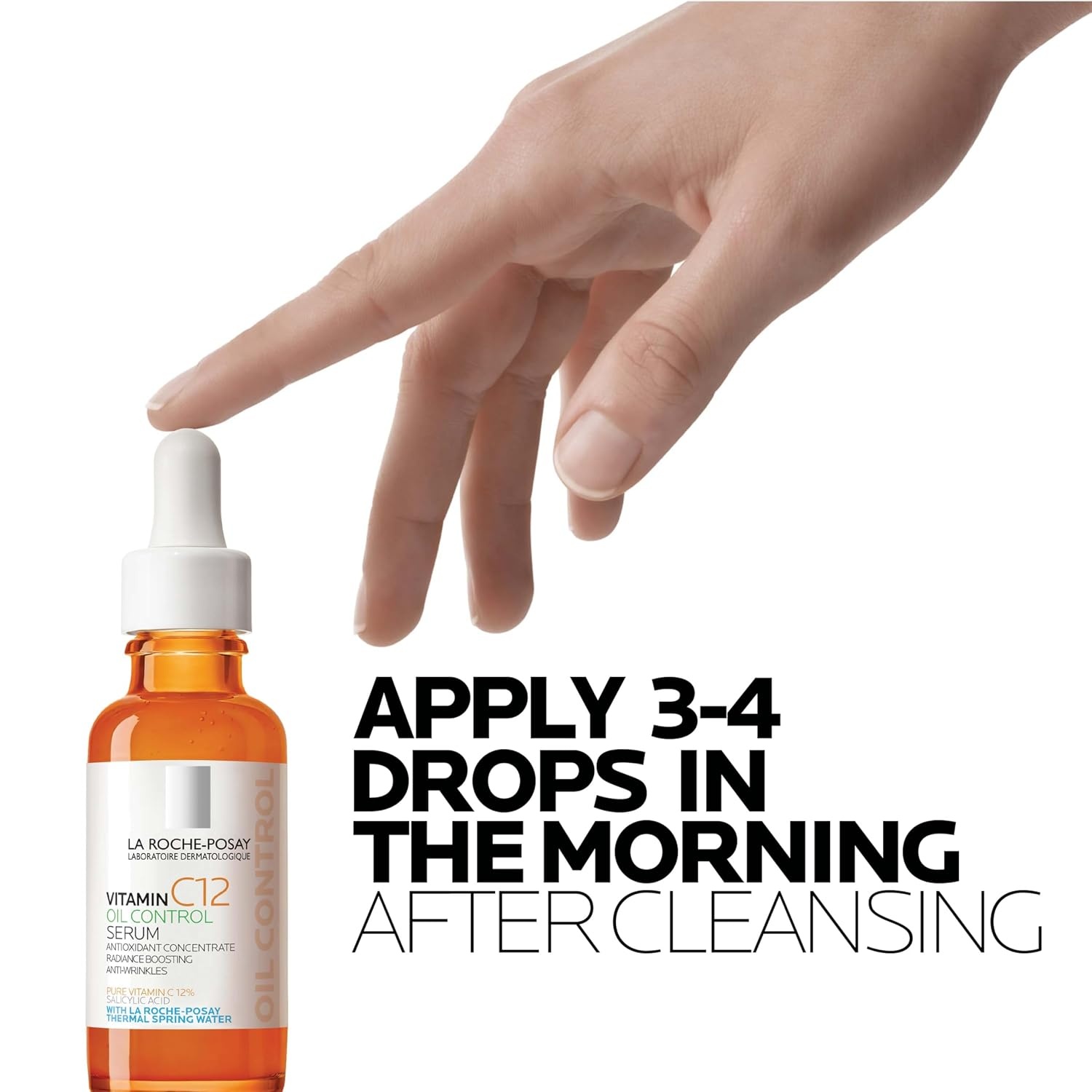 image:imageLa RochePosay 12 Vitamin C Face Serum 2 formulas with hyaluronic acidOil Control