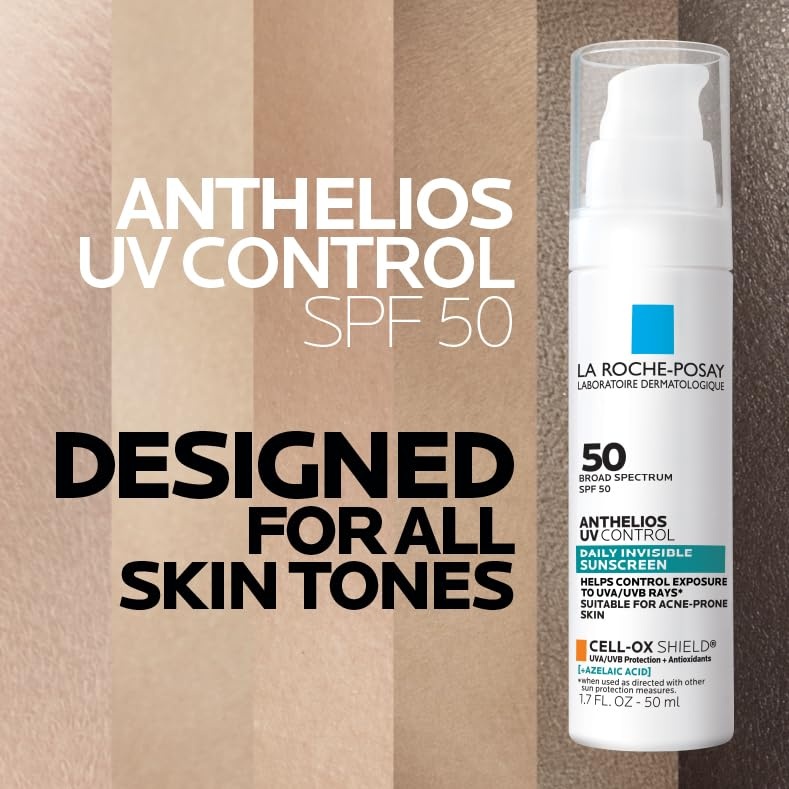 image:imageLa RochePosay Anthelios UV Daily Invisible Sunscreen SPF 50 3 FormulasAcneRosacea Prone Skin
