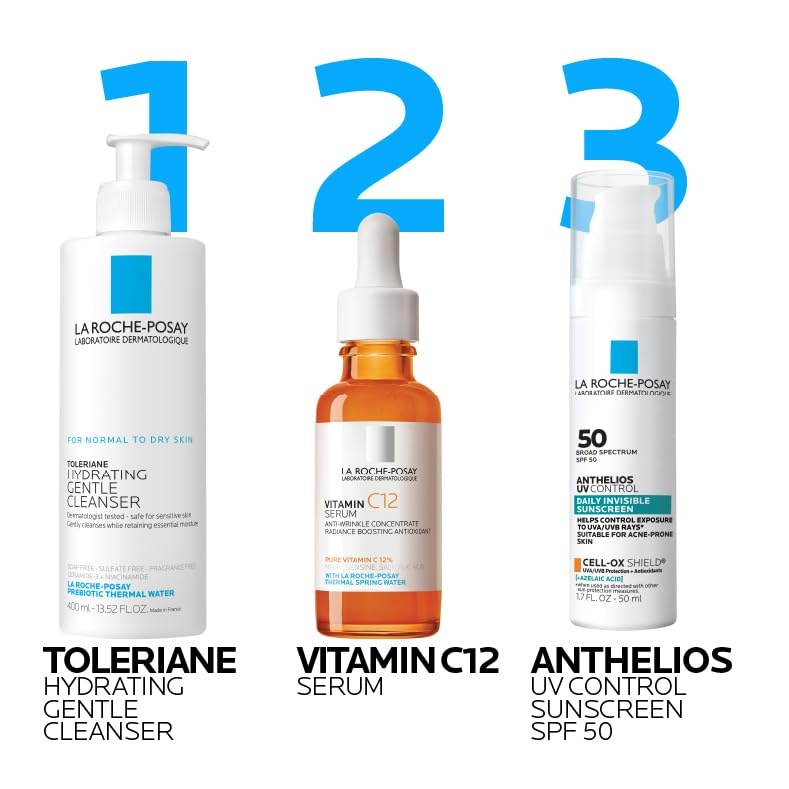 image:imageLa RochePosay Anthelios UV Daily Invisible Sunscreen SPF 50 3 FormulasAcneRosacea Prone Skin
