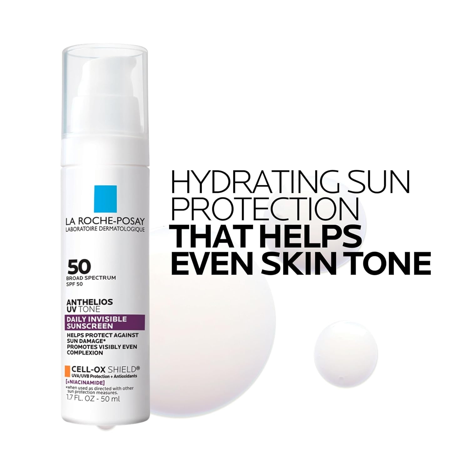 image:imageLa RochePosay Anthelios UV Daily Invisible Sunscreen SPF 50 3 FormulasUneven Discolored Skin