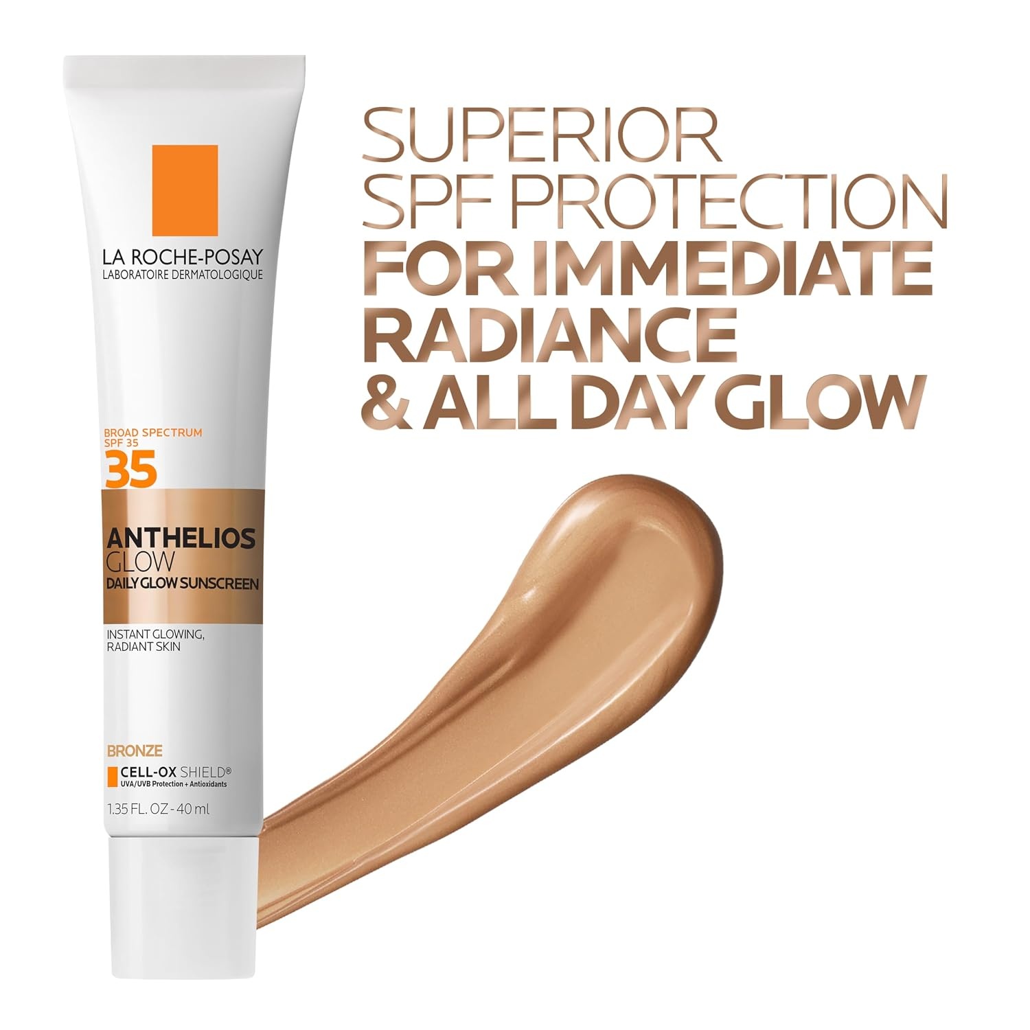image:imageLa RochePosay Anthleios Glow Hydrating Face Sunscreen SPF 35 in 2 ShadesDark