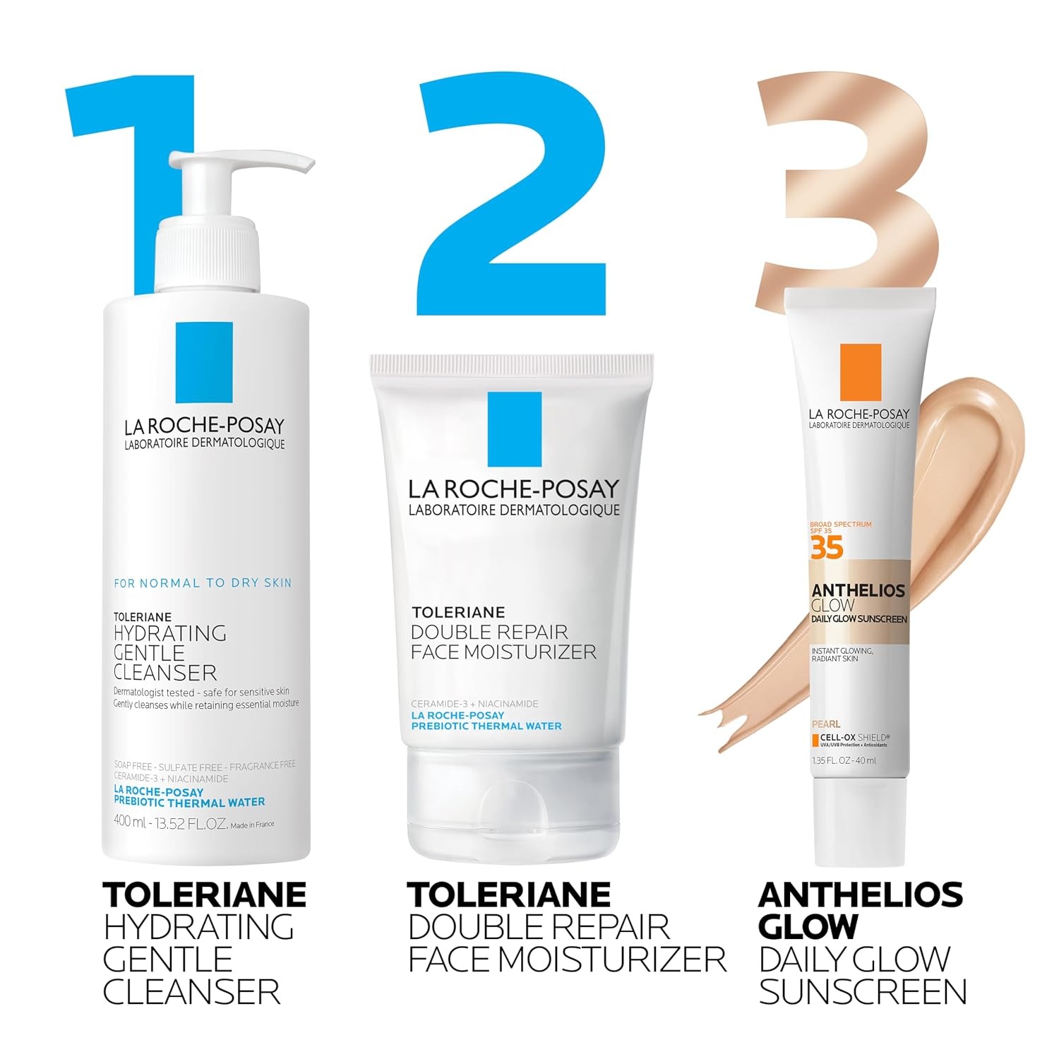 image:imageLa RochePosay Anthleios Glow Hydrating Face Sunscreen SPF 35 in 2 ShadesLight