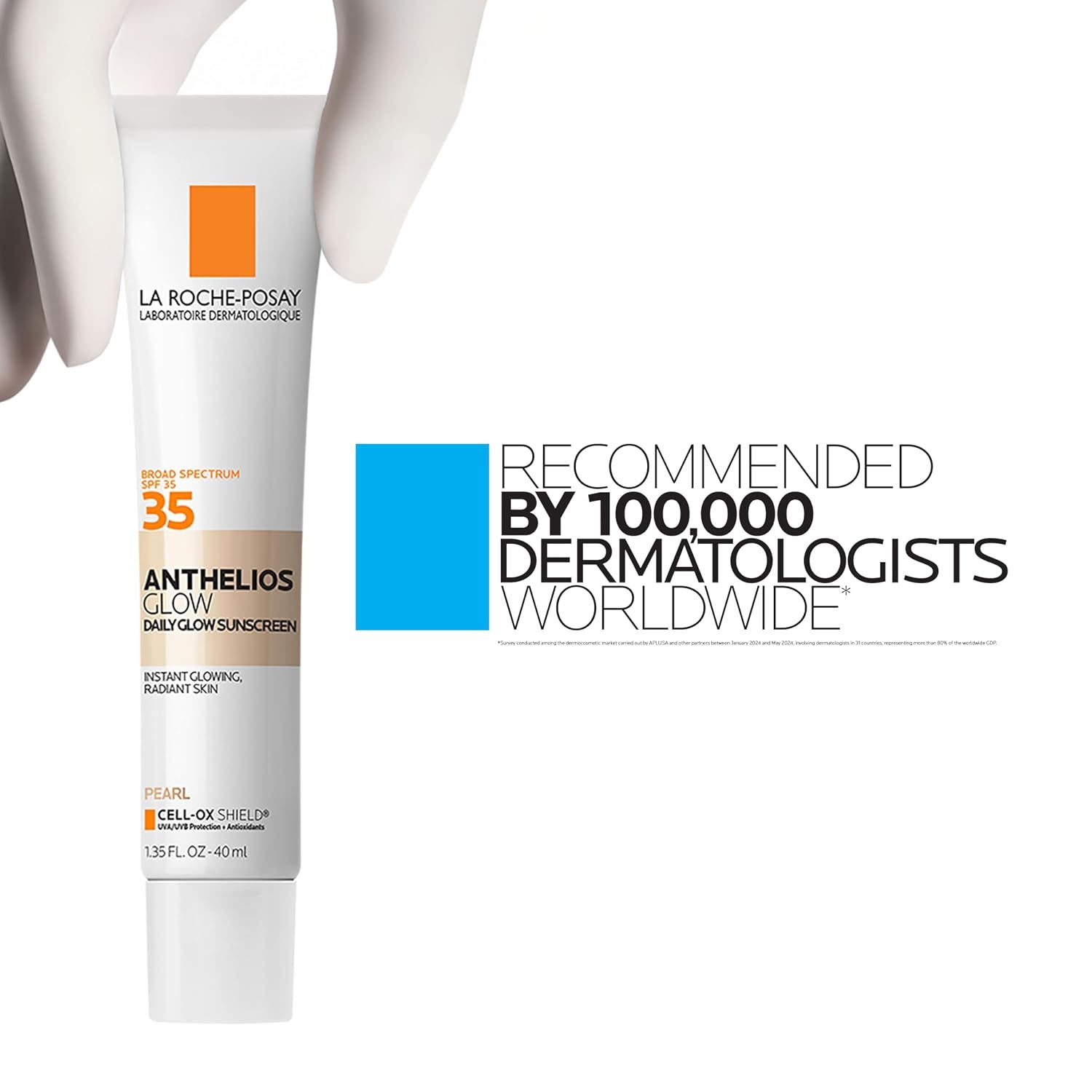 image:imageLa RochePosay Anthleios Glow Hydrating Face Sunscreen SPF 35 in 2 ShadesLight