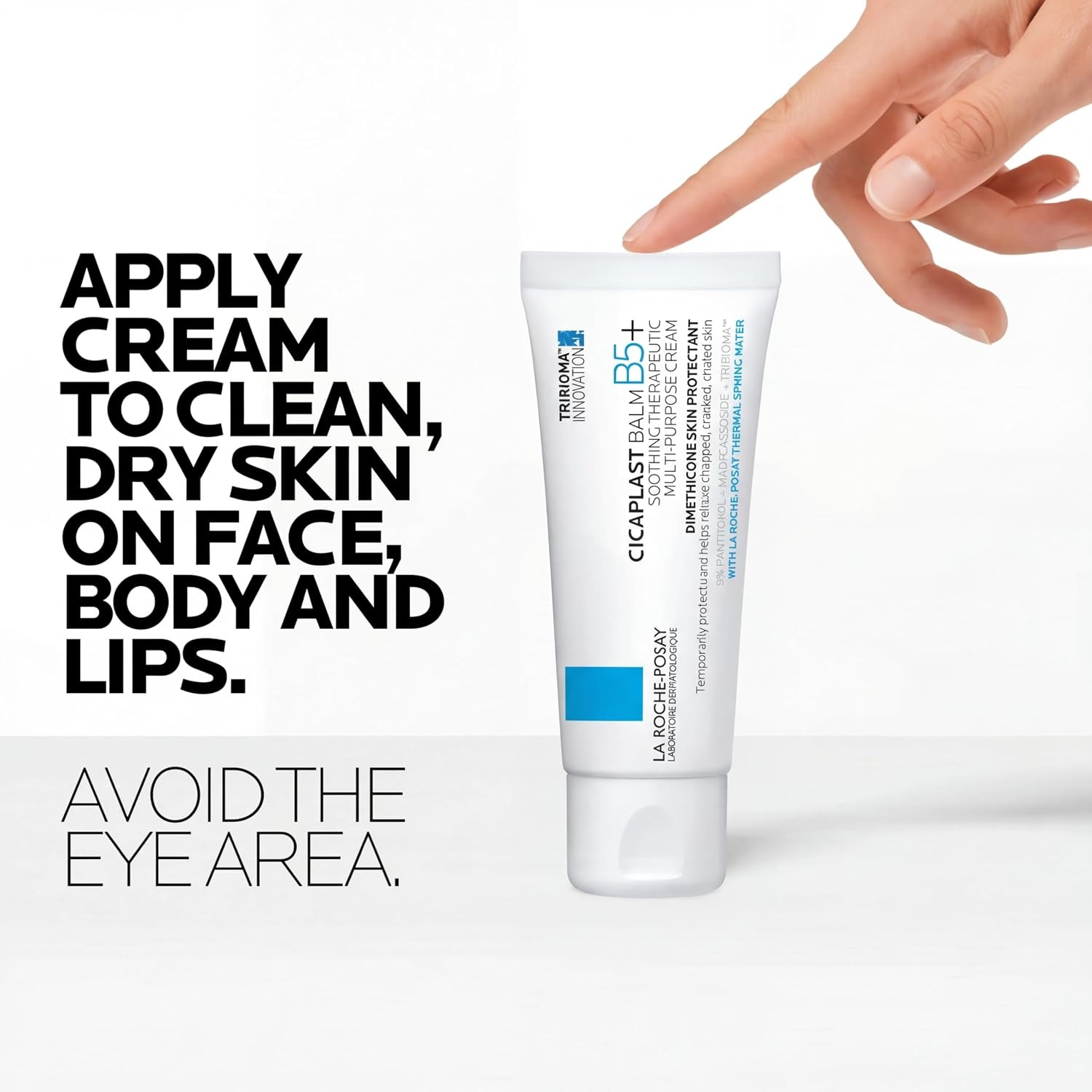 image:imageLa RochePosay Cicaplast Balm B5 Barrier Repair Cream for Dry Skin135 Fl Oz Pack of 1