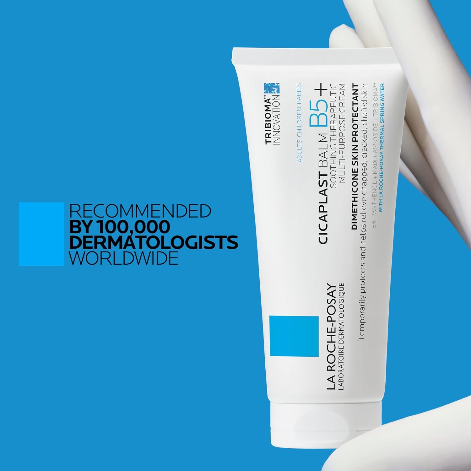 image:imageLa RochePosay Cicaplast Balm B5 Barrier Repair Cream for Dry Skin338 Fl Oz Pack of 1