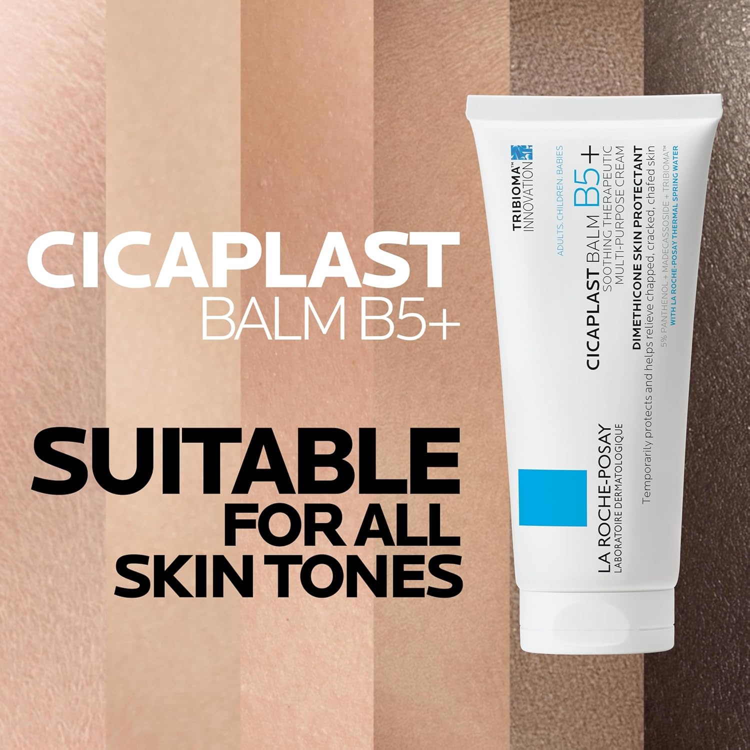 image:imageLa RochePosay Cicaplast Balm B5 Barrier Repair Cream for Dry Skin338 Fl Oz Pack of 1