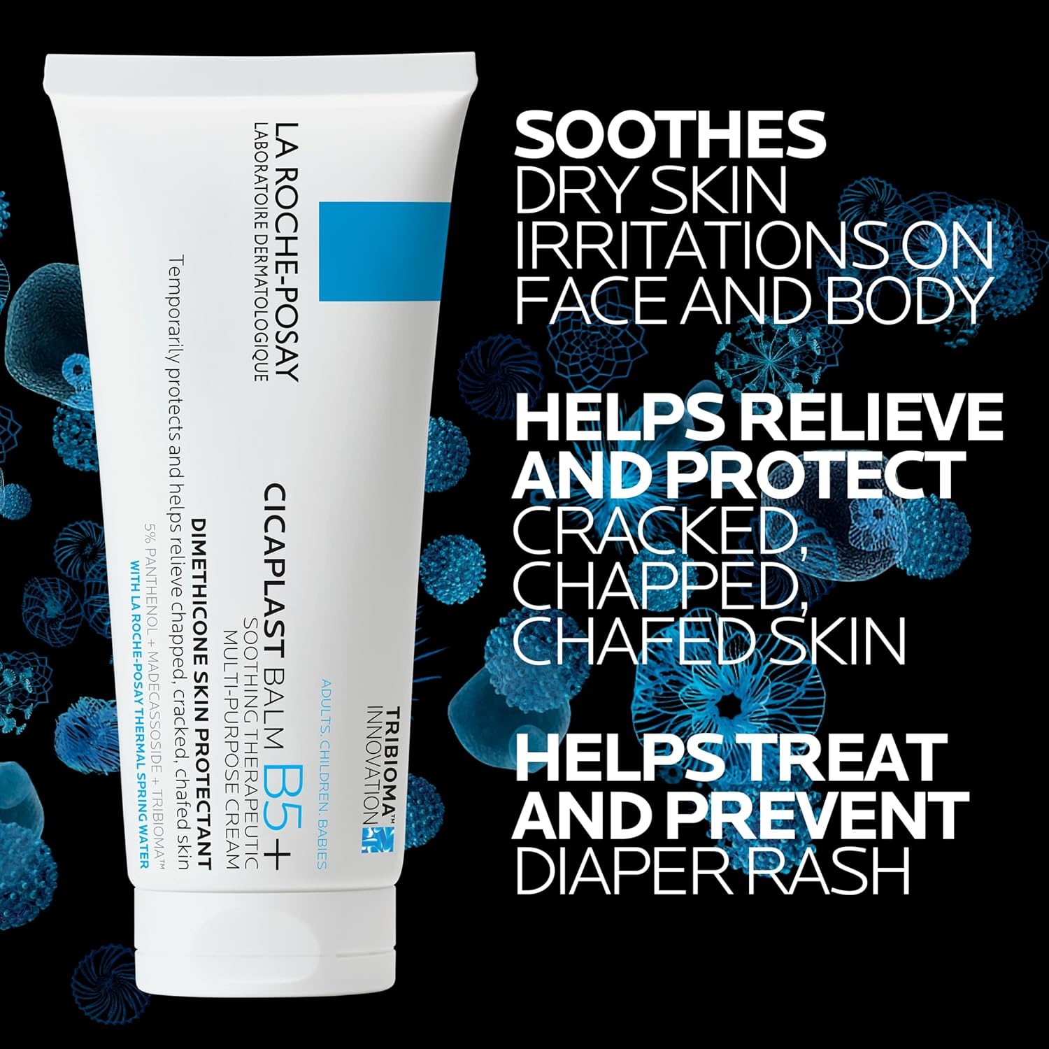 image:imageLa RochePosay Cicaplast Balm B5 Barrier Repair Cream for Dry Skin338 Fl Oz Pack of 2