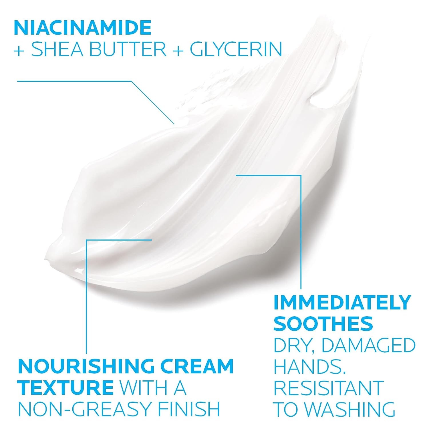 image:imageLa RochePosay Cicaplast Hand Cream with Shea Butter for Dry Hands169 Fl Oz Pack of 1