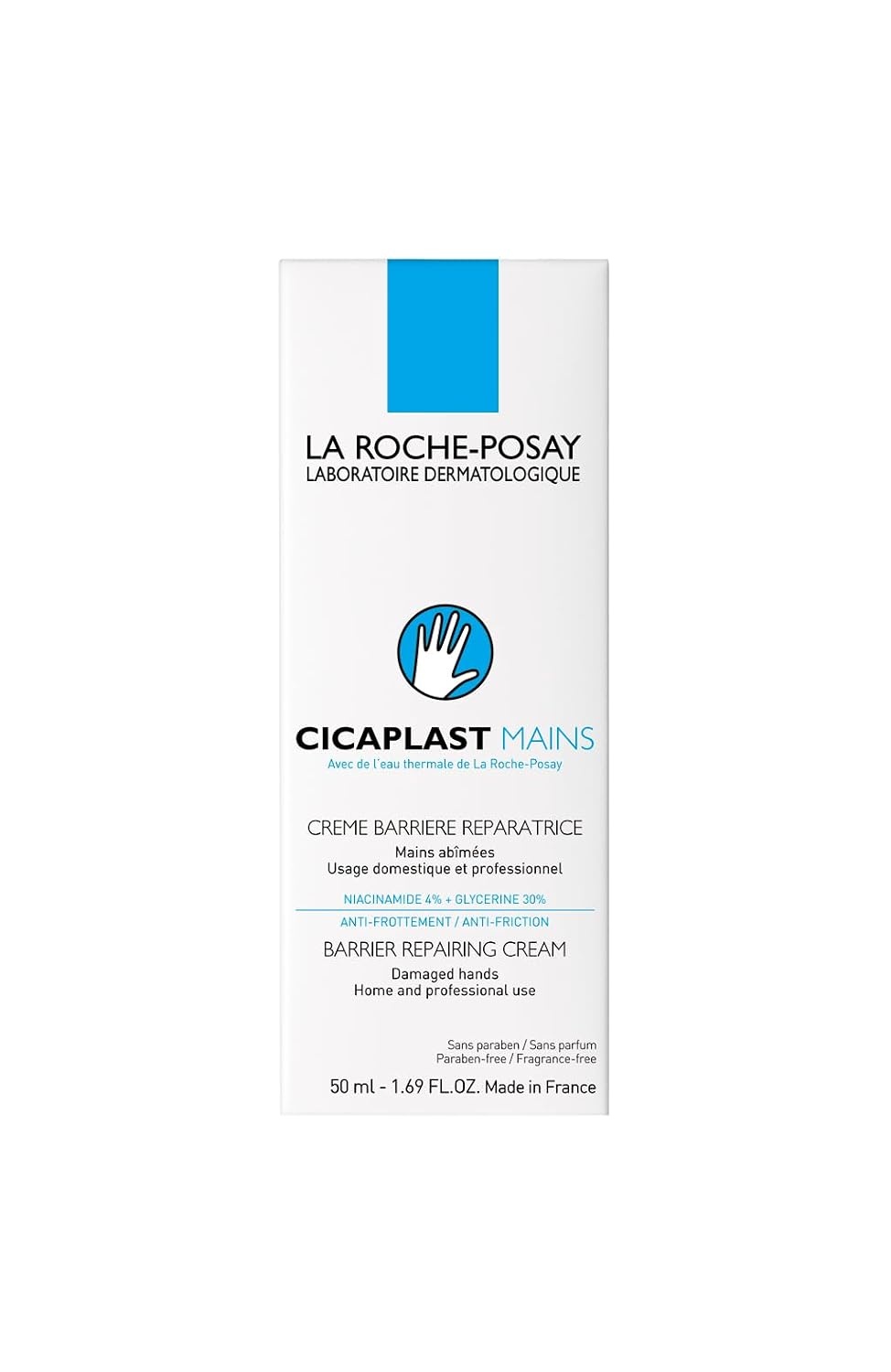 image:imageLa RochePosay Cicaplast Hand Cream with Shea Butter for Dry Hands169 Fl Oz Pack of 2