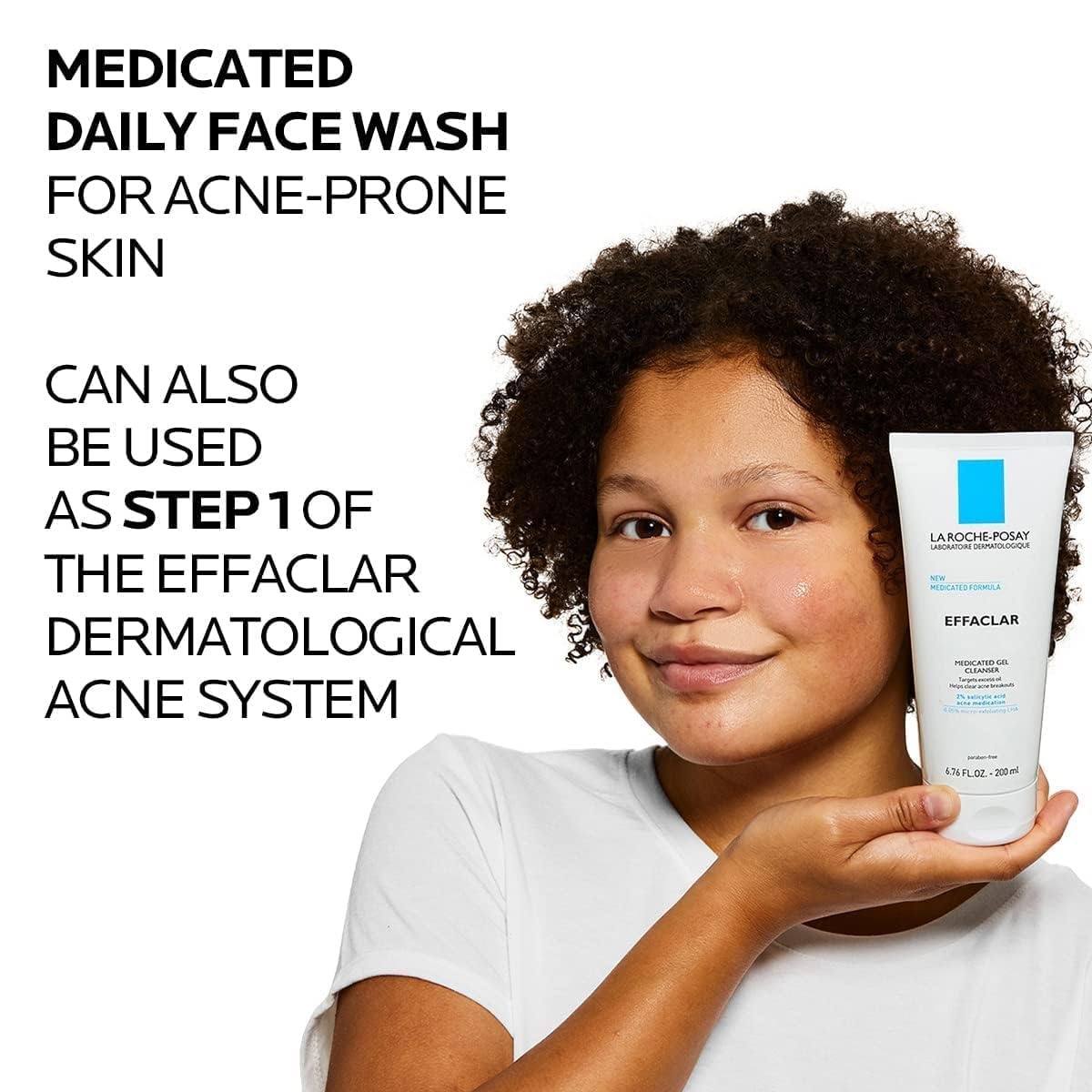 image:imageLa RochePosay Effaclar Medicated Acne Face Wash with 2 Salicylic Acid68 Fl Oz Pack of 1