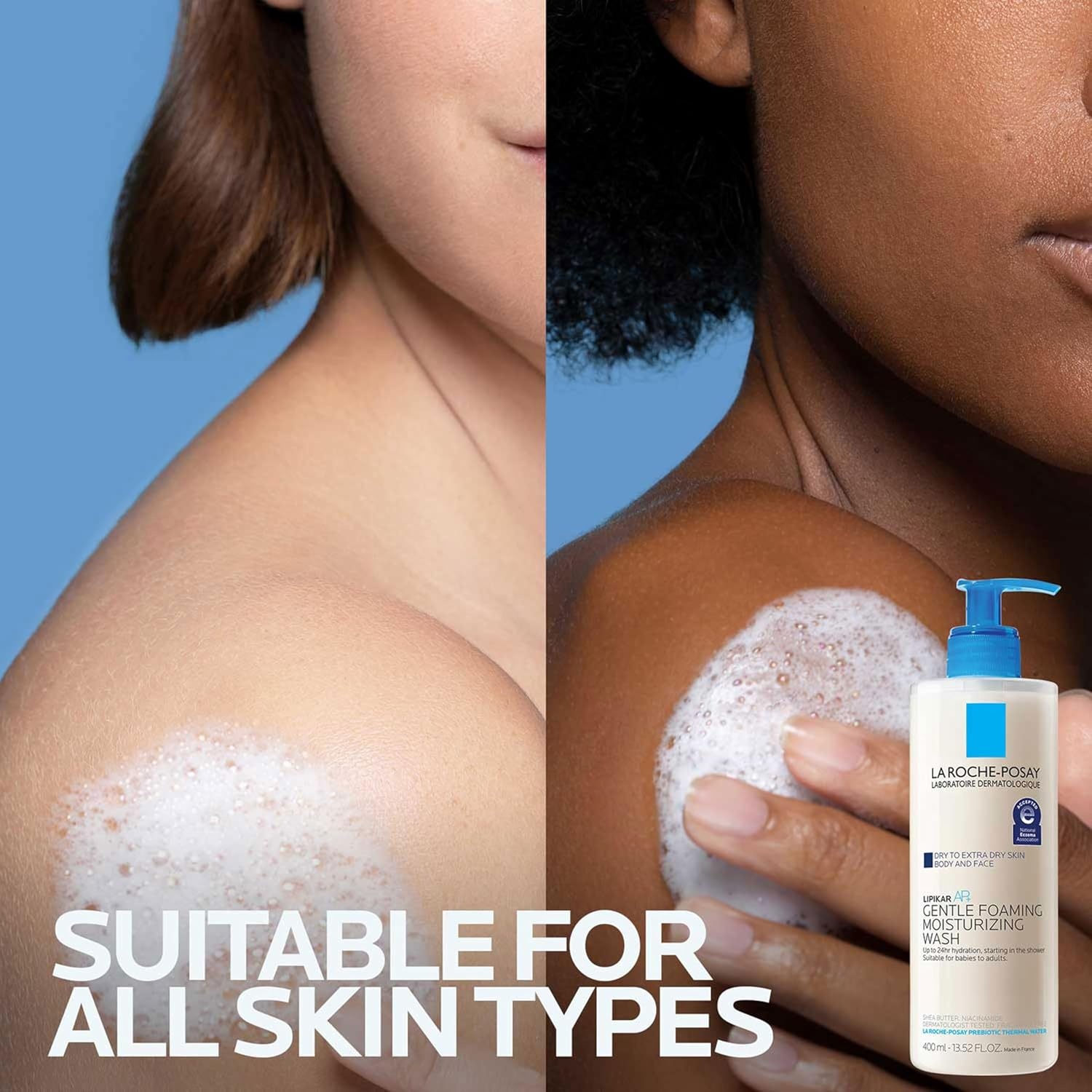 image:imageLa RochePosay Lipikar AP Gentle Moisturizing Body Wash with Shea Butter135 Fl Oz Pack of 2