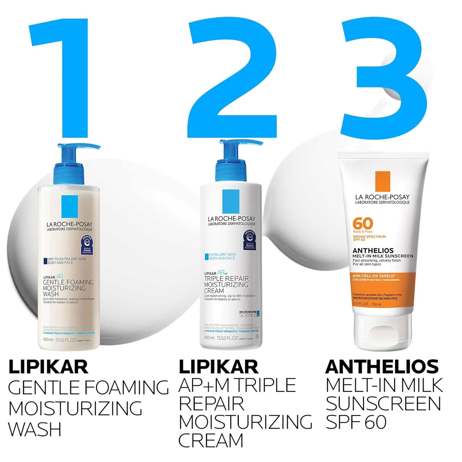 image:imageLa RochePosay Lipikar AP Gentle Moisturizing Body Wash with Shea Butter338 Fl Oz Pack of 1