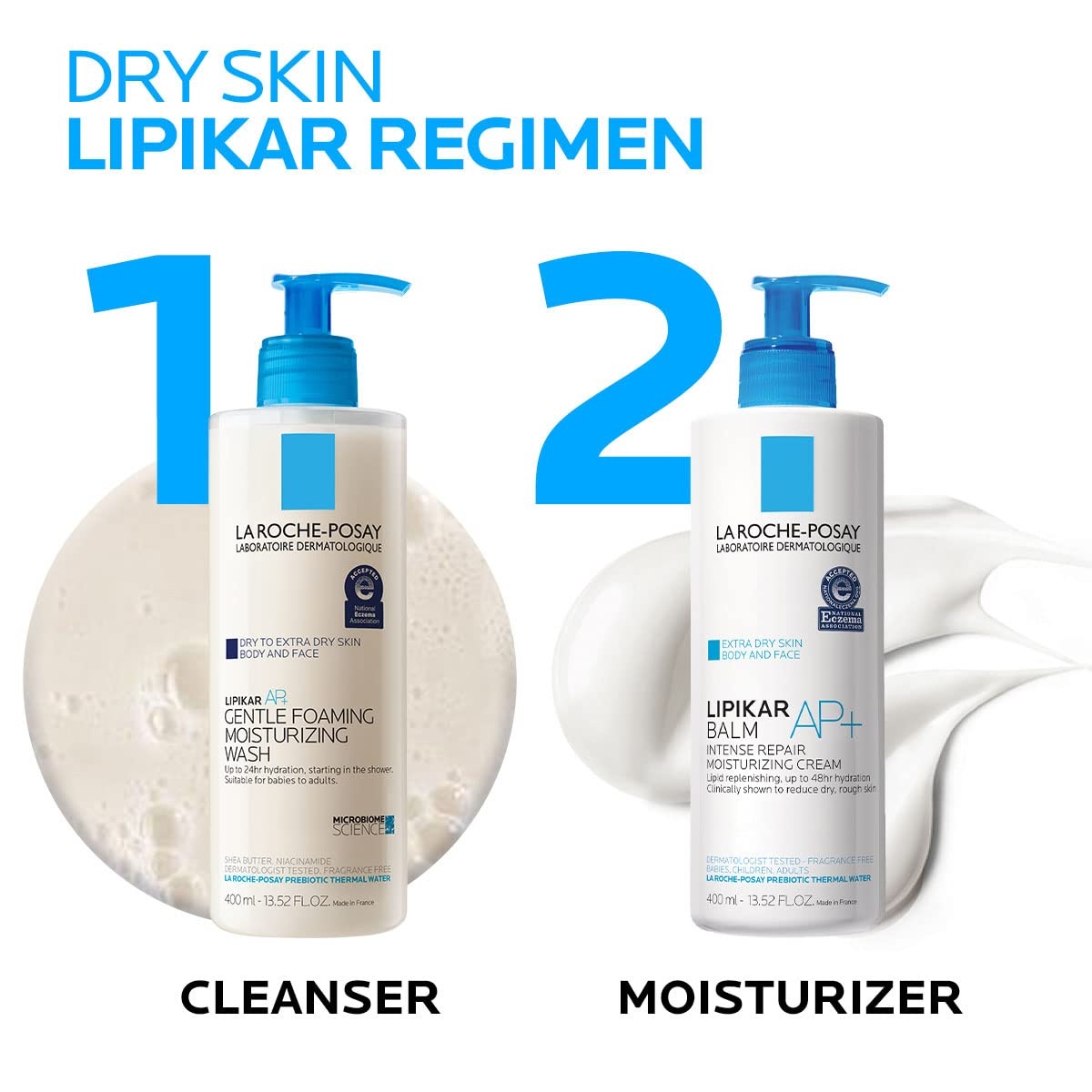 image:imageLa RochePosay Lipikar AP Gentle Moisturizing Body Wash with Shea Butter676 Fl Oz Pack of 1