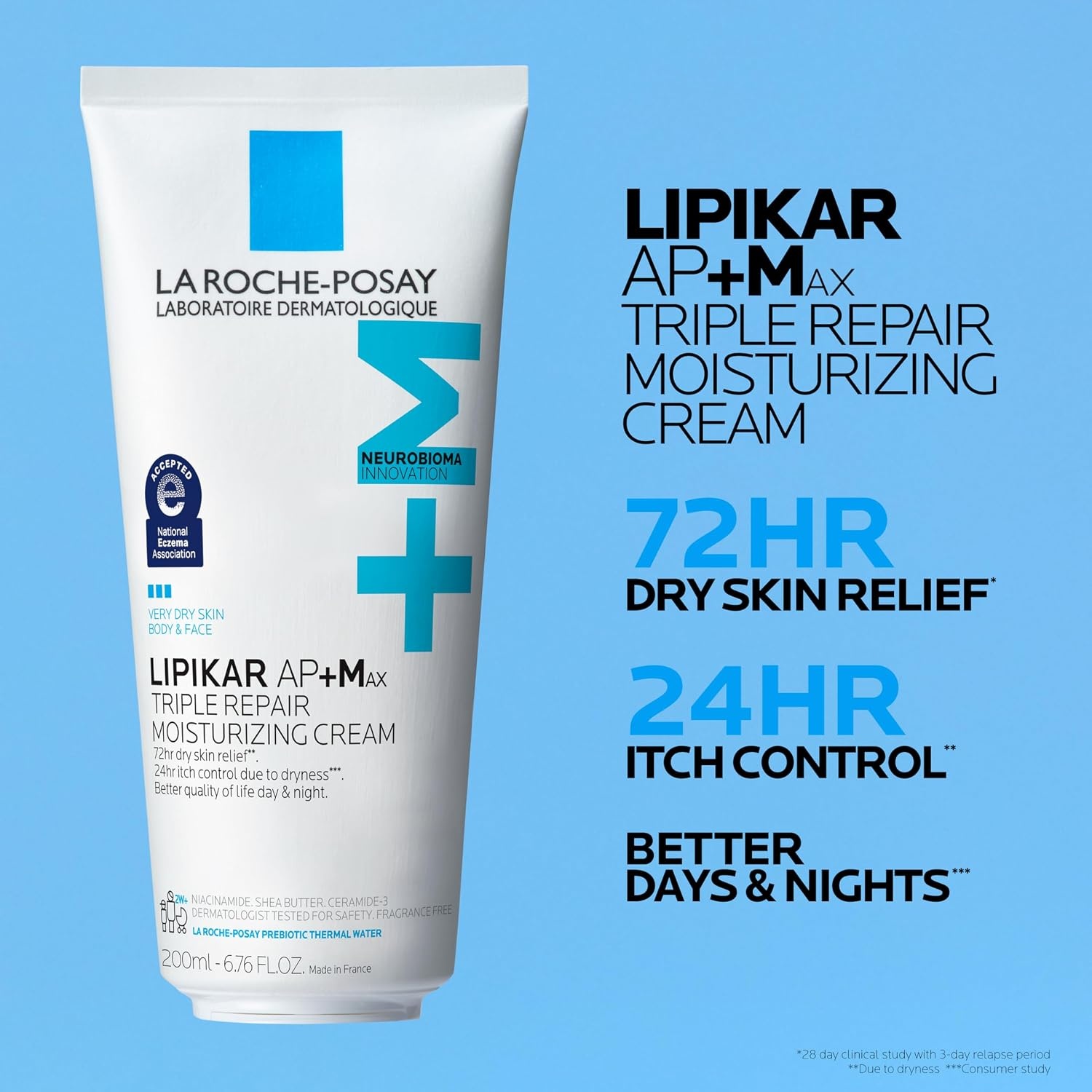 image:imageLa RochePosay Lipikar APMAX Triple Repair Moisturizing Body Cream67 Fl Oz Pack of 1