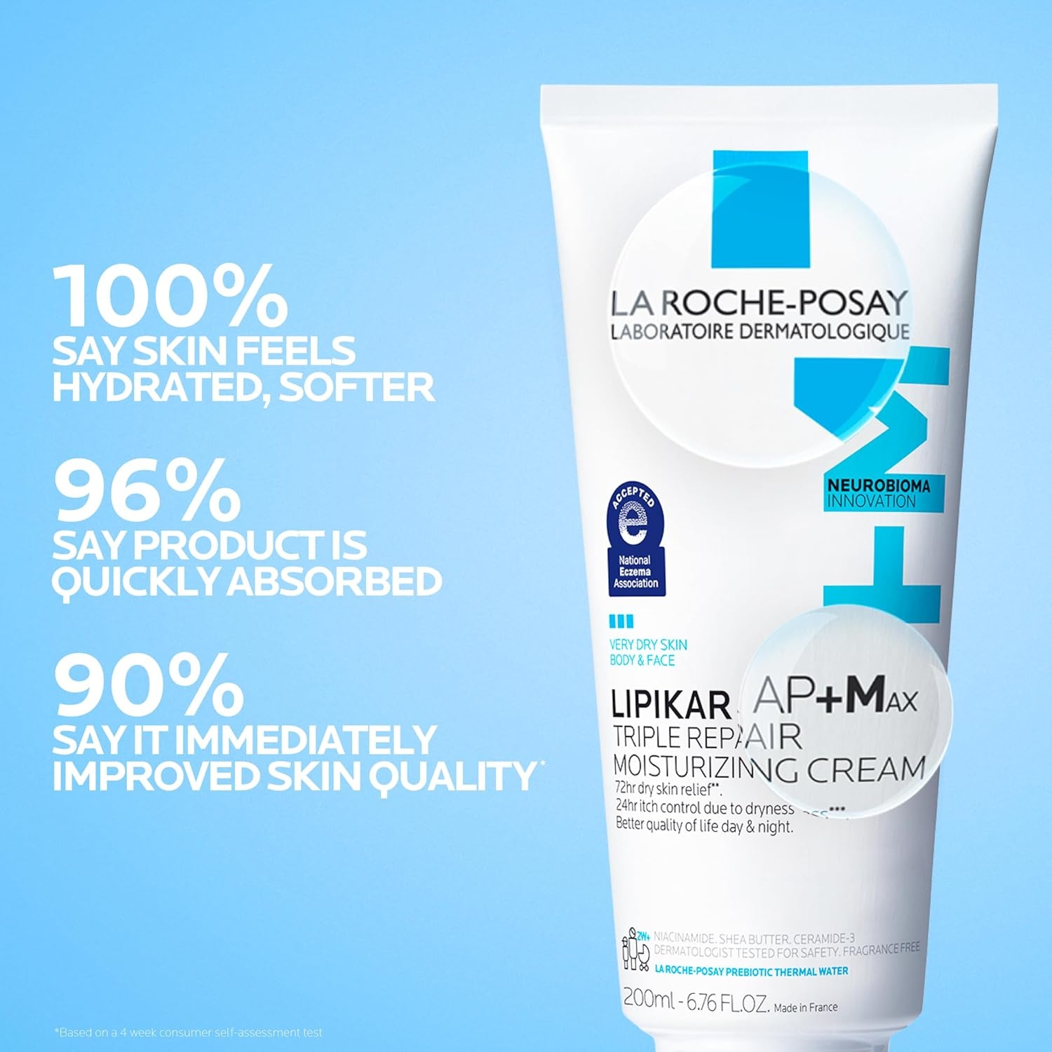 image:imageLa RochePosay Lipikar APMAX Triple Repair Moisturizing Body Cream67 Fl Oz Pack of 1