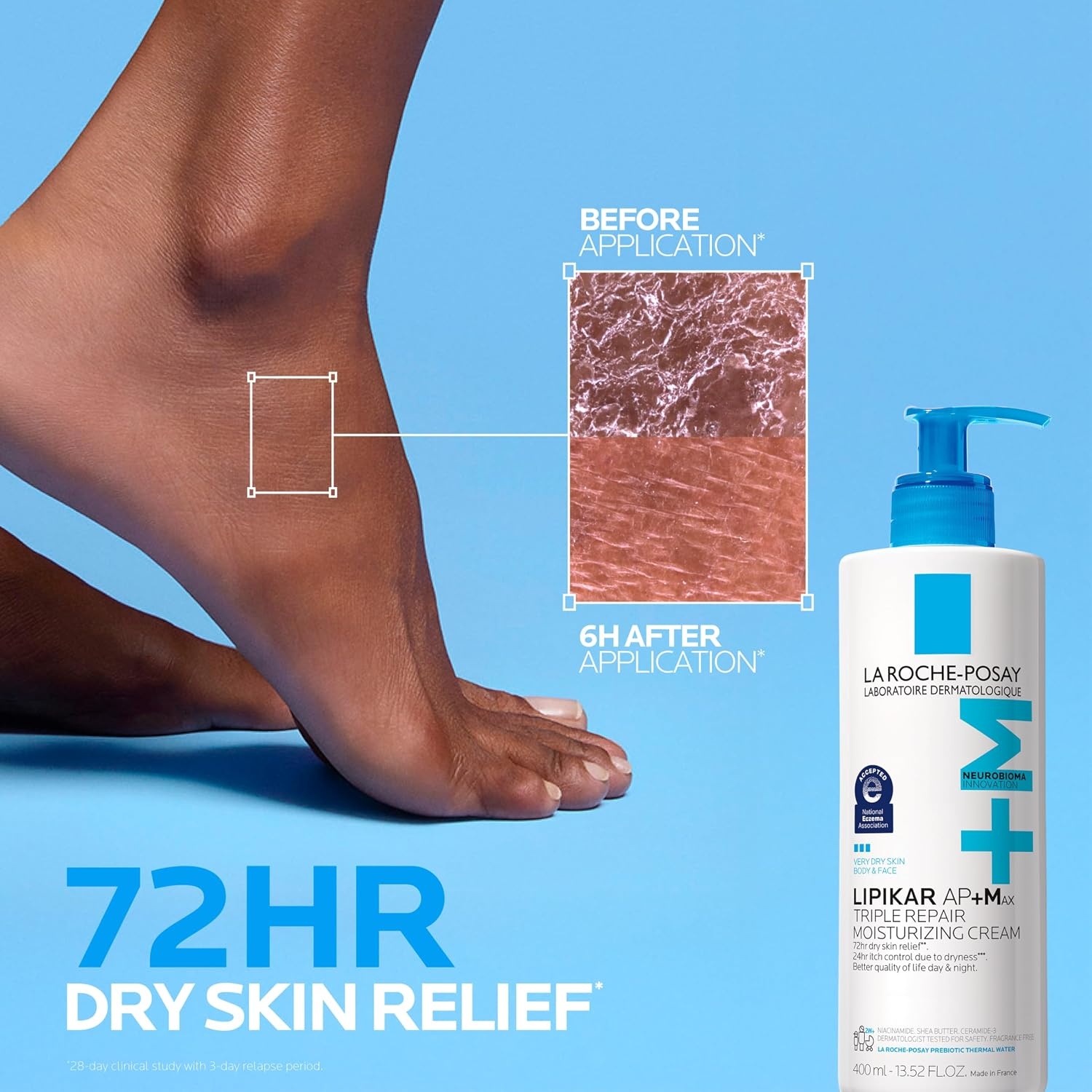 image:imageLa RochePosay Lipikar APMAX Triple Repair Moisturizing Body Cream803 Fl Oz Pack of 2