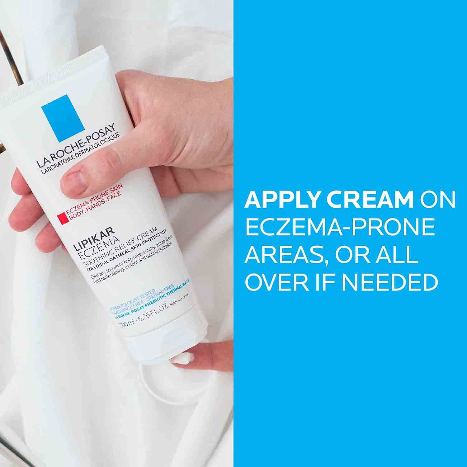 image:imageLa RochePosay Lipikar Soothing Relief Eczema Cream Sensitive Skin68 Fl Oz Pack of 1