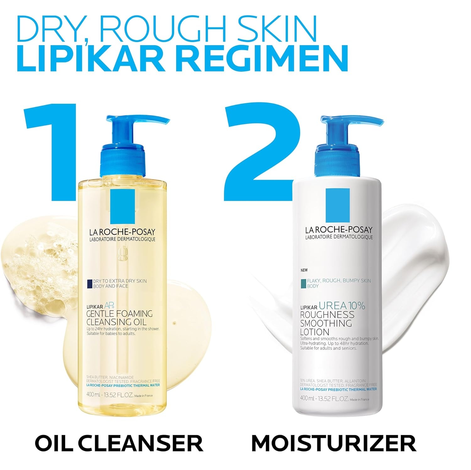 image:imageLa RochePosay Lipikar Urea 10 Body Lotion for Dry Skin 1352oz