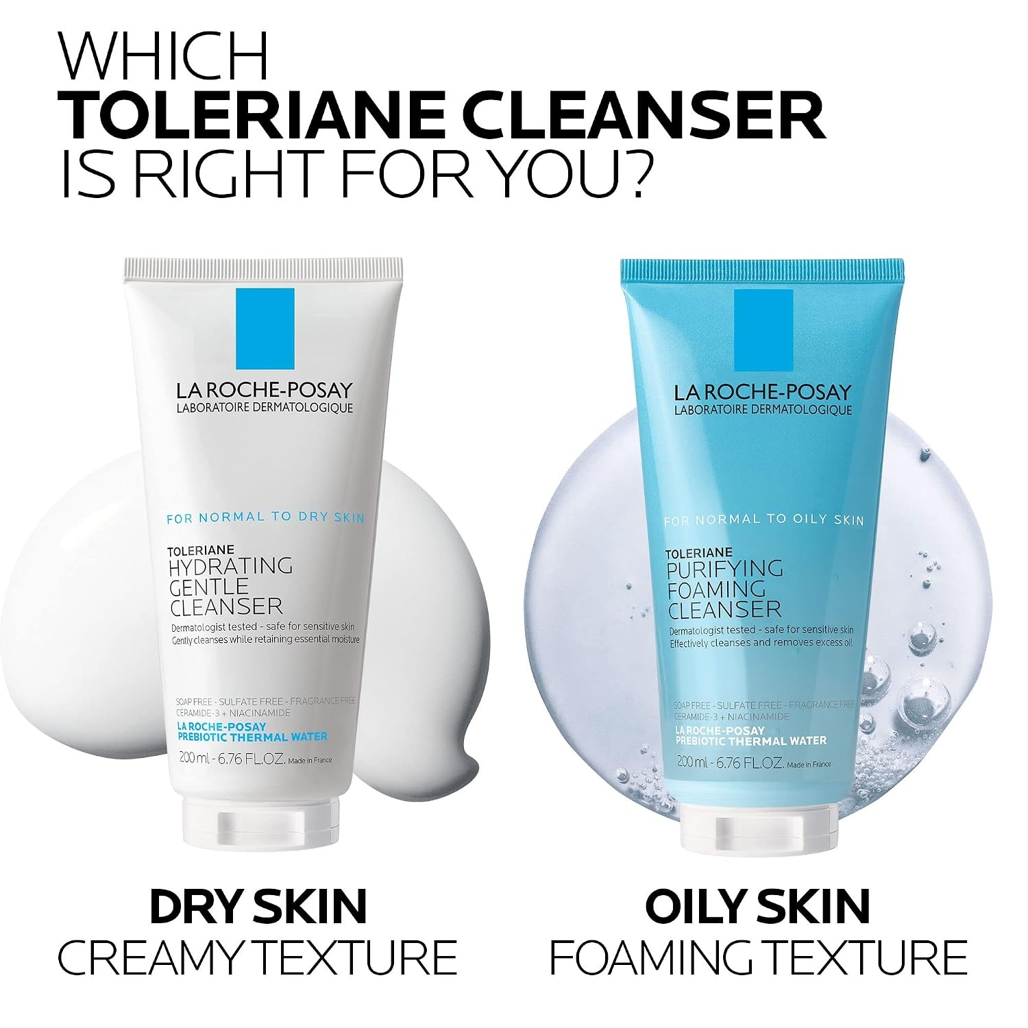 image:imageLa RochePosay Toleriane Hydrating Gentle Facial Cleanser with Niacinamide676 Fl Oz Pack of 1