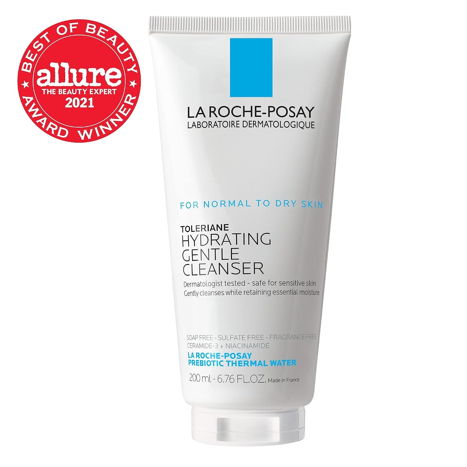 image:imageLa RochePosay Toleriane Hydrating Gentle Facial Cleanser with Niacinamide676 Fl Oz Pack of 1