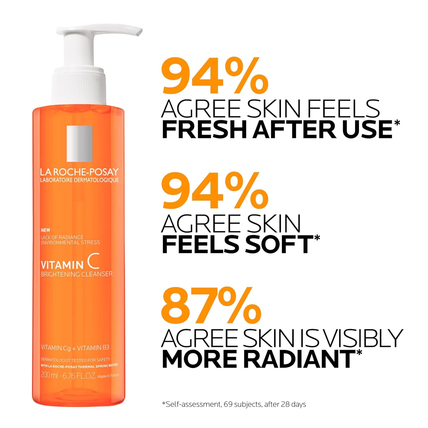 image:imageLa RochePosay Vitamin C Brightening Face Wash CleanserVitamin C Brightening Face Wash
