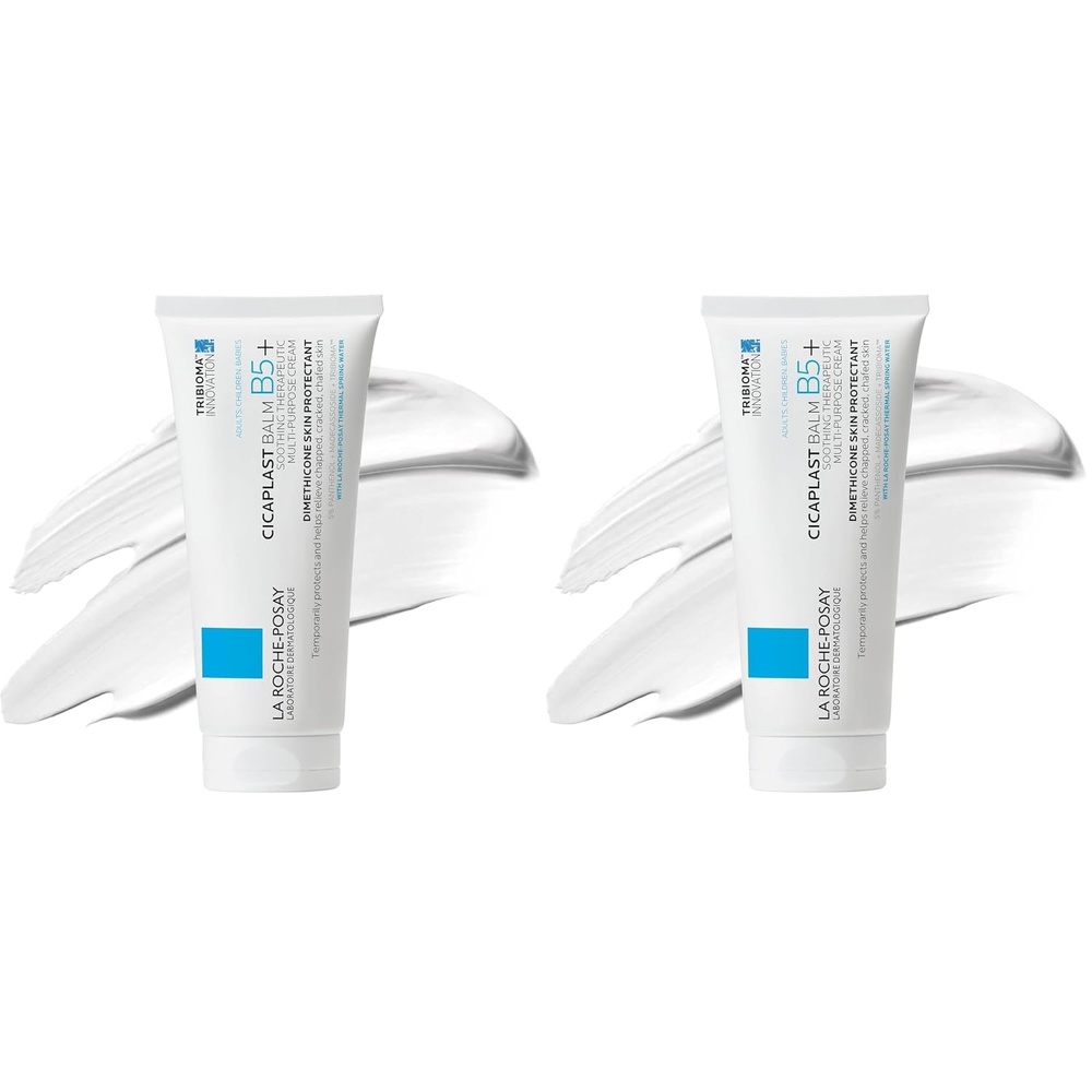 image:imageLa RochePosay Cicaplast Balm B5 Barrier Repair Cream for Dry Skin338 Fl Oz Pack of 2
