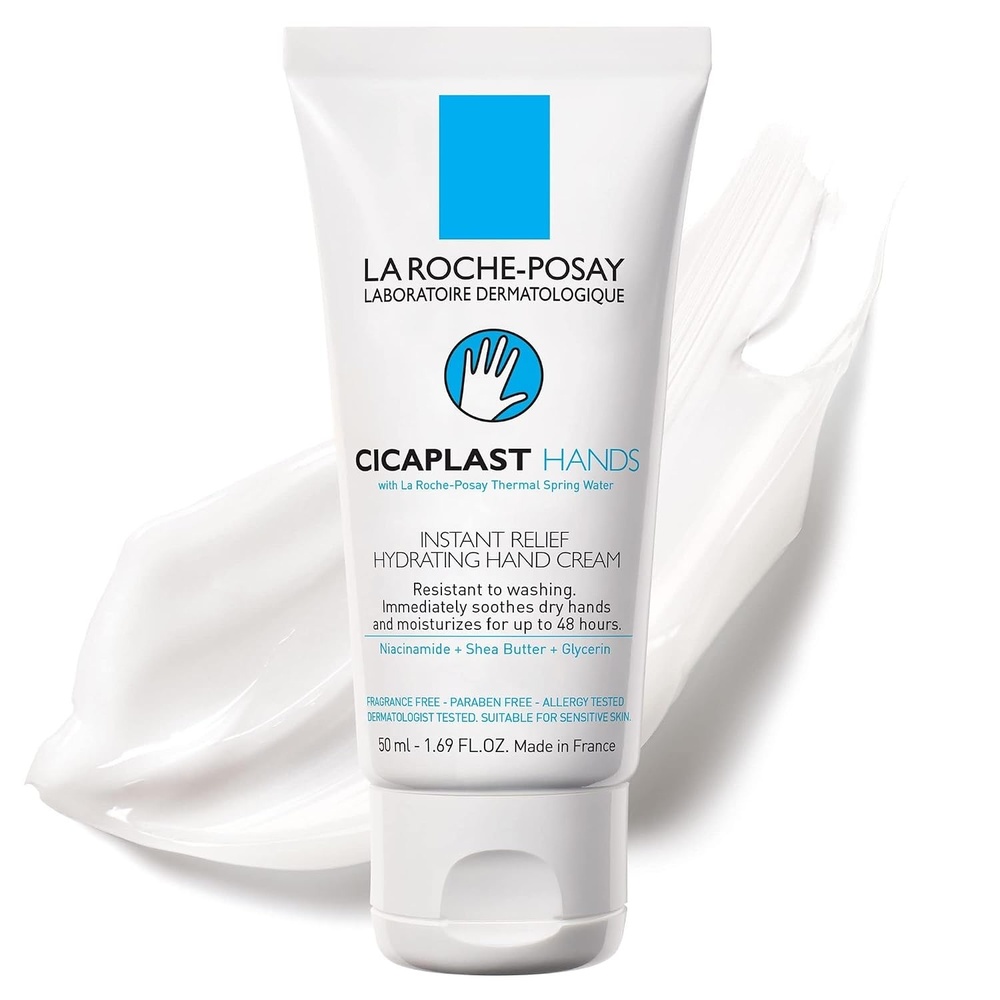 image:imageLa RochePosay Cicaplast Hand Cream with Shea Butter for Dry Hands169 Fl Oz Pack of 1