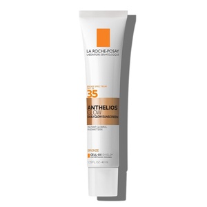 La Roche-Posay Anthleios Glow Hydrating Face Sunscreen SPF 35, in 2 Shades(Dark)