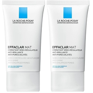 La Roche-Posay Effaclar Mat Oil Free Face Moisturizer for Oily Skin(1.4 Fl Oz (Pack of 2))