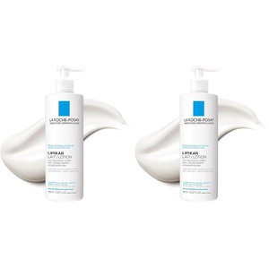La Roche-Posay Lipikar Moisturizing Body Lotion for Dry Skin, Shea Butter(13.52 Fl Oz (Pack of 2))