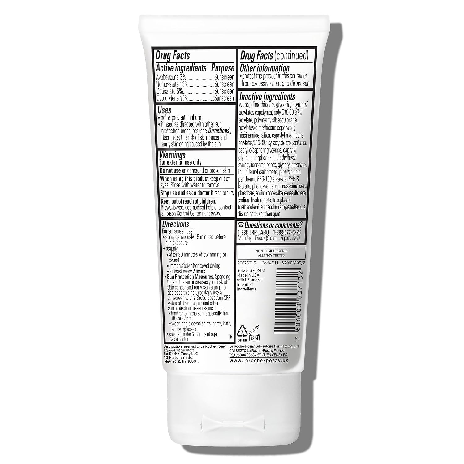 image:imageLa RochePosay Anthelios Kids Sunscreen Lotion SPF 50 Pediatrician Tested304 Fl Oz Pack of 1