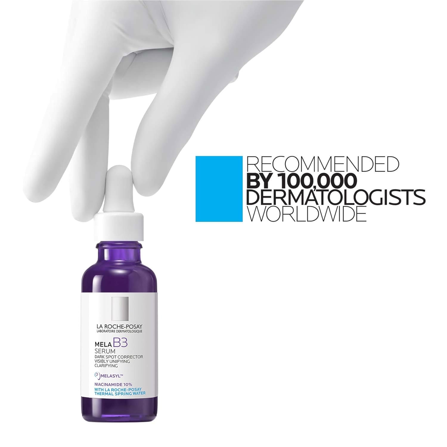 image:imageLa RochePosay Mela B3 Niacinamide Serum AntiAging Dark Spot Corrector169 Fl Oz Pack of 1