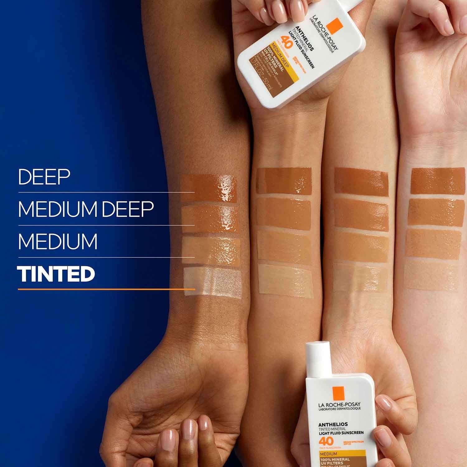 image:imageLa RochePosay Anthelios Mineral Light Fluid Sunscreen for Face in 5 shadesLight