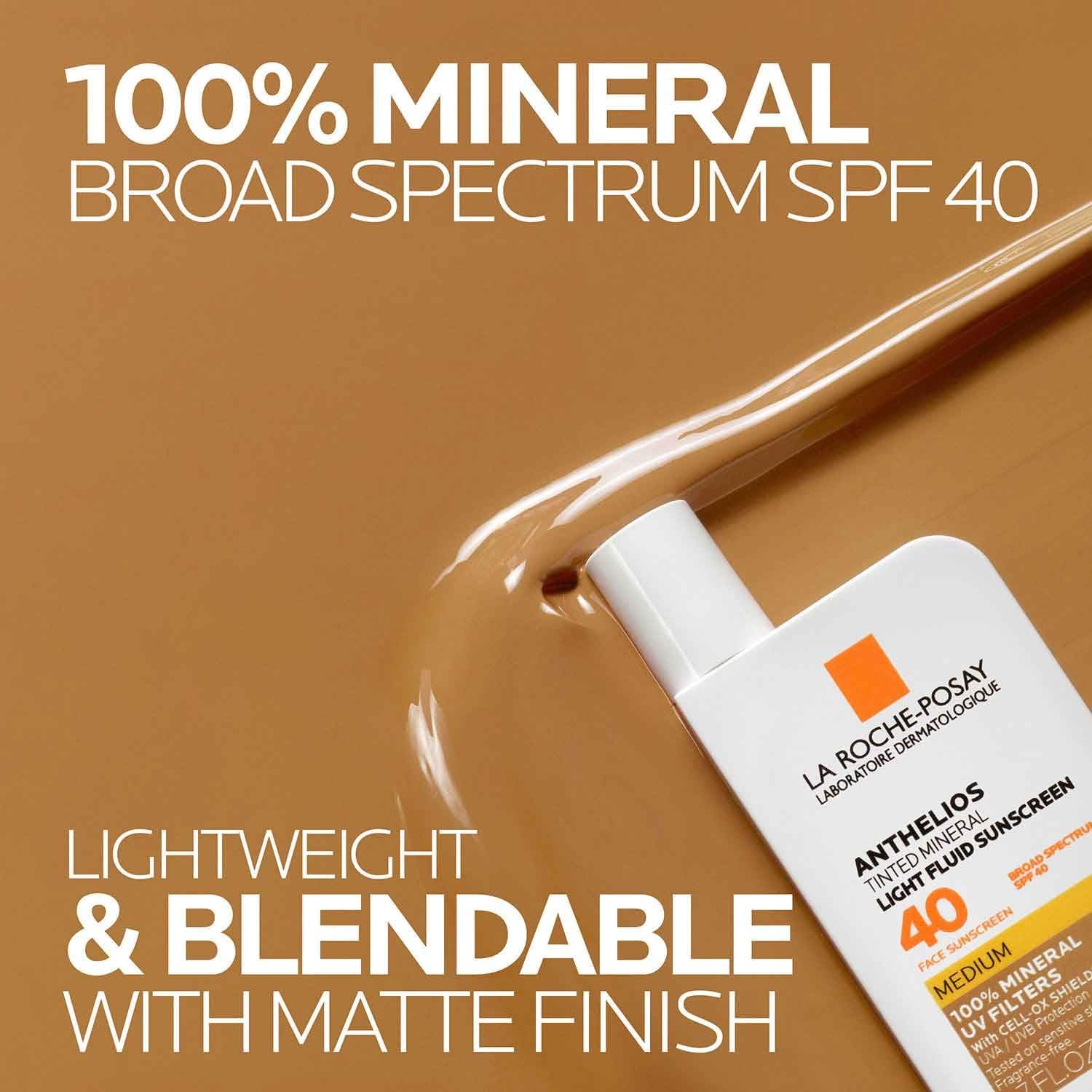 image:imageLa RochePosay Anthelios Mineral Light Fluid Sunscreen for Face in 5 shadesMedium