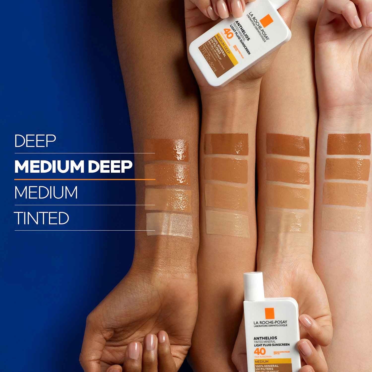 image:imageLa RochePosay Anthelios Mineral Light Fluid Sunscreen for Face in 5 shadesMediumDeep