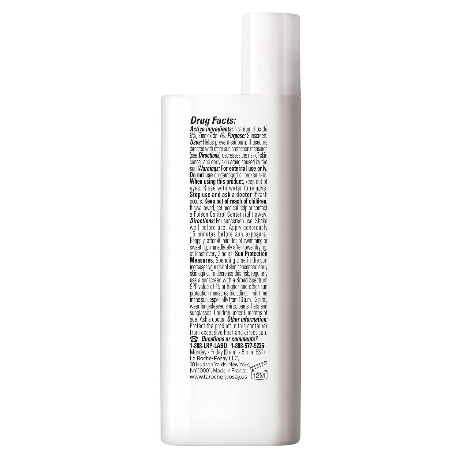 image:imageLa RochePosay Anthelios Mineral Light Fluid Sunscreen for Face in 5 shadesUntinted