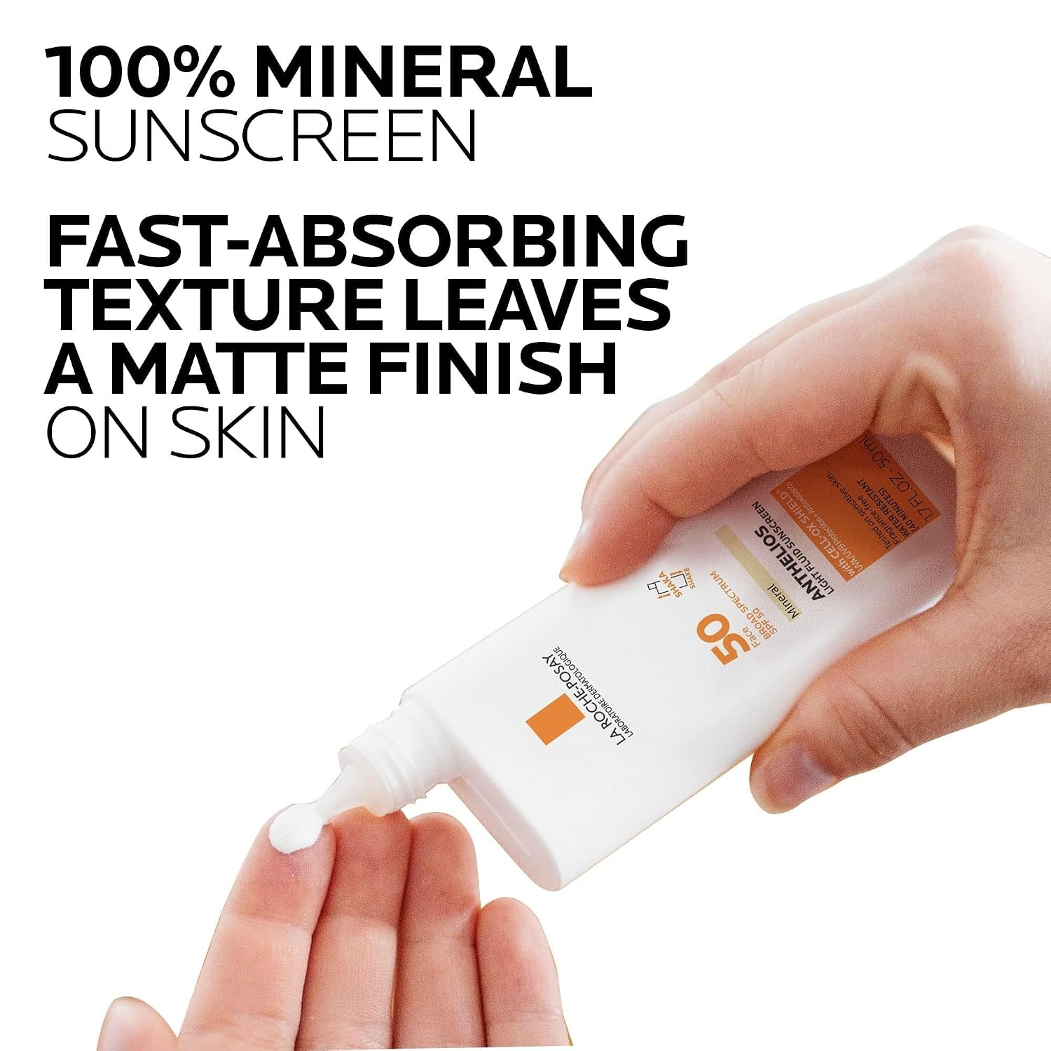 image:imageLa RochePosay Anthelios Mineral Light Fluid Sunscreen for Face in 5 shadesUntinted