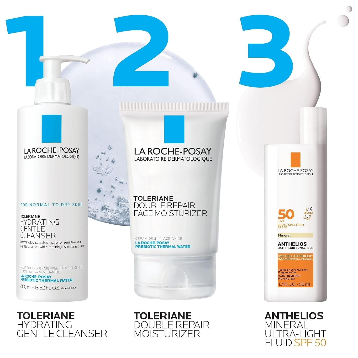 image:imageLa RochePosay Anthelios Mineral Light Fluid Sunscreen for Face in 5 shadesUntinted