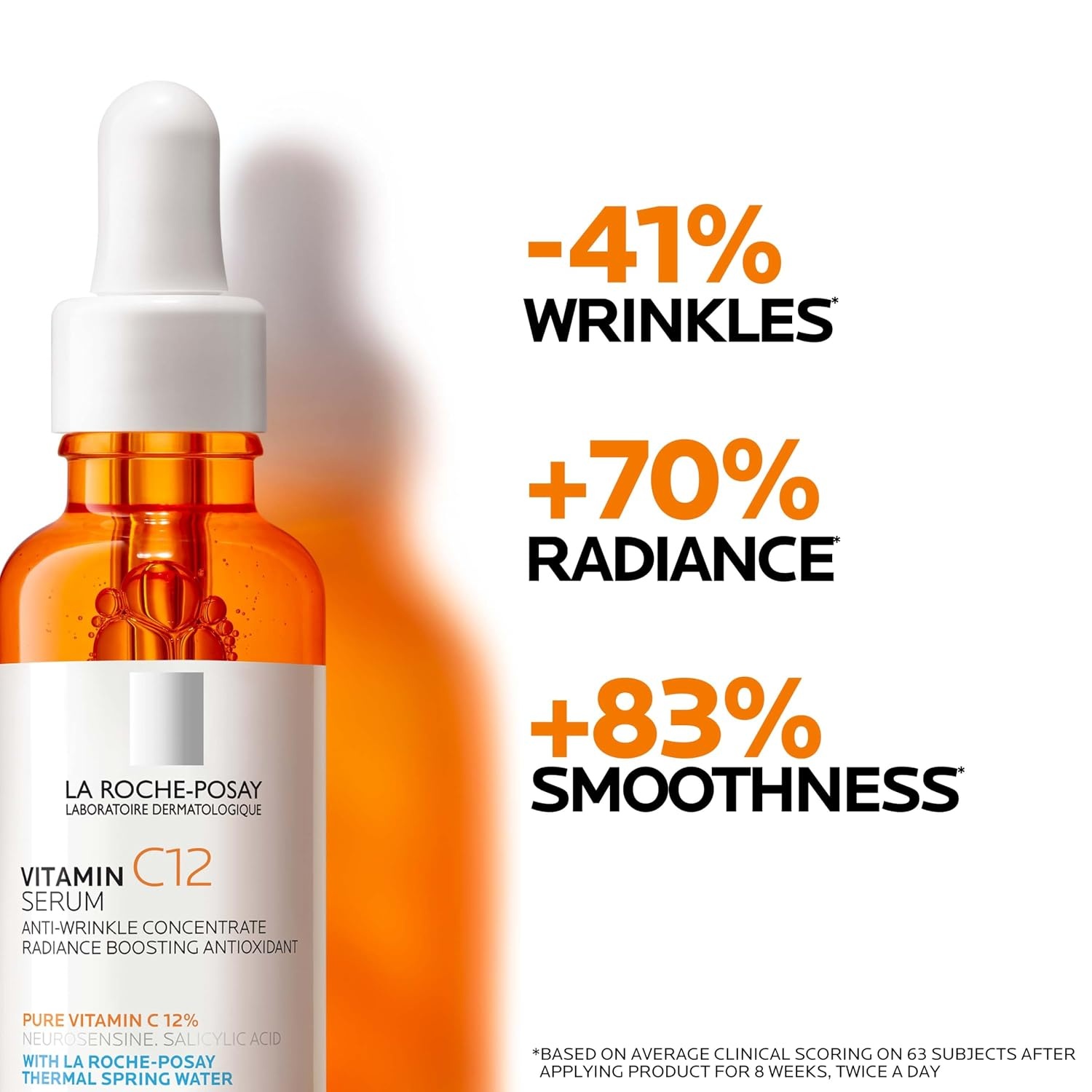 image:imageLa RochePosay Hyalu B5 Pure Hyaluronic Acid Serum for Face Vitamin B5 Hyaluronic Acid Madecassoside Hydrating Serum Visibly Plumps Skin Sensitive Skin Safe Anti Aging OilFree202 Fl Oz Pack of 2
