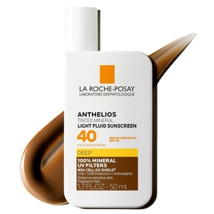 La Roche-Posay Anthelios Mineral Light Fluid Sunscreen for Face in 5 shades(Deep)