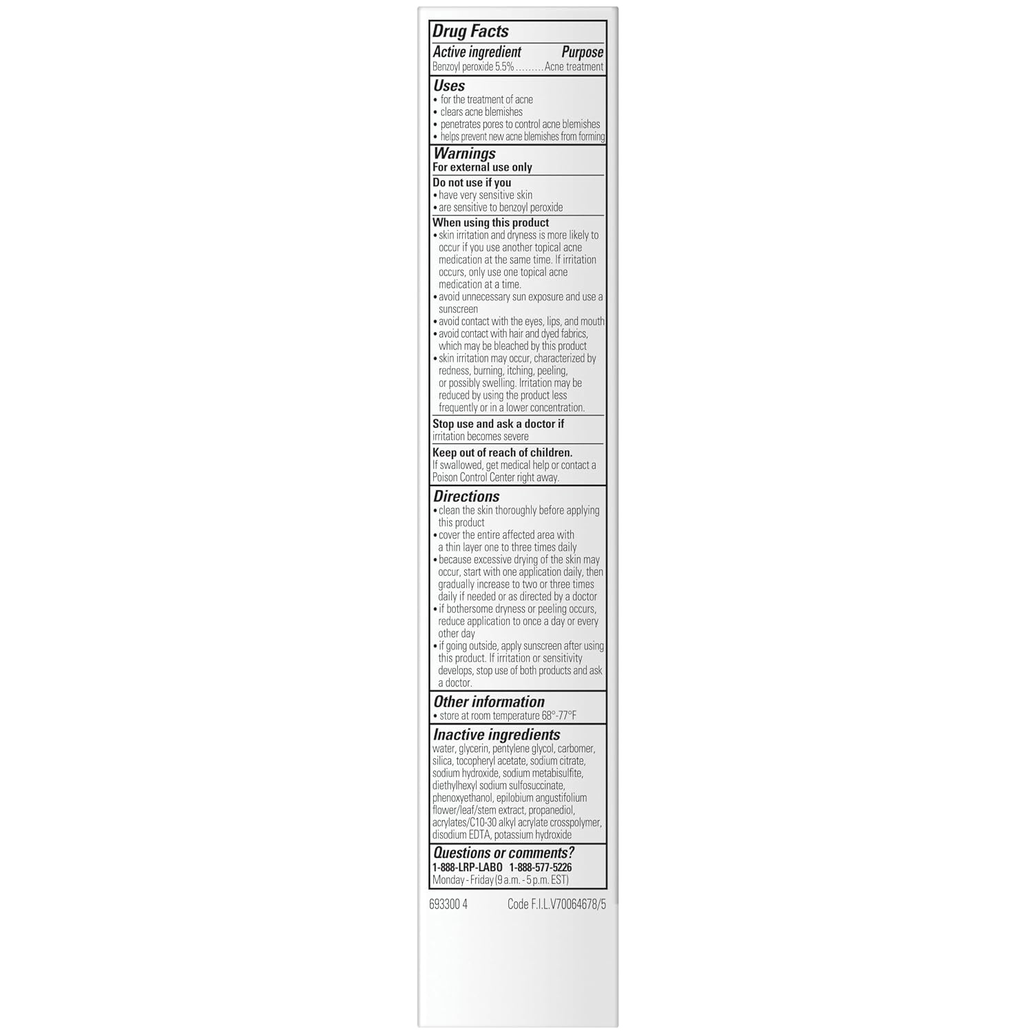 image:imageLa RochePosay Effaclar BPO MultiTarget Acne Treatment Benzoyl Peroxide135 Fl Oz Pack of 1