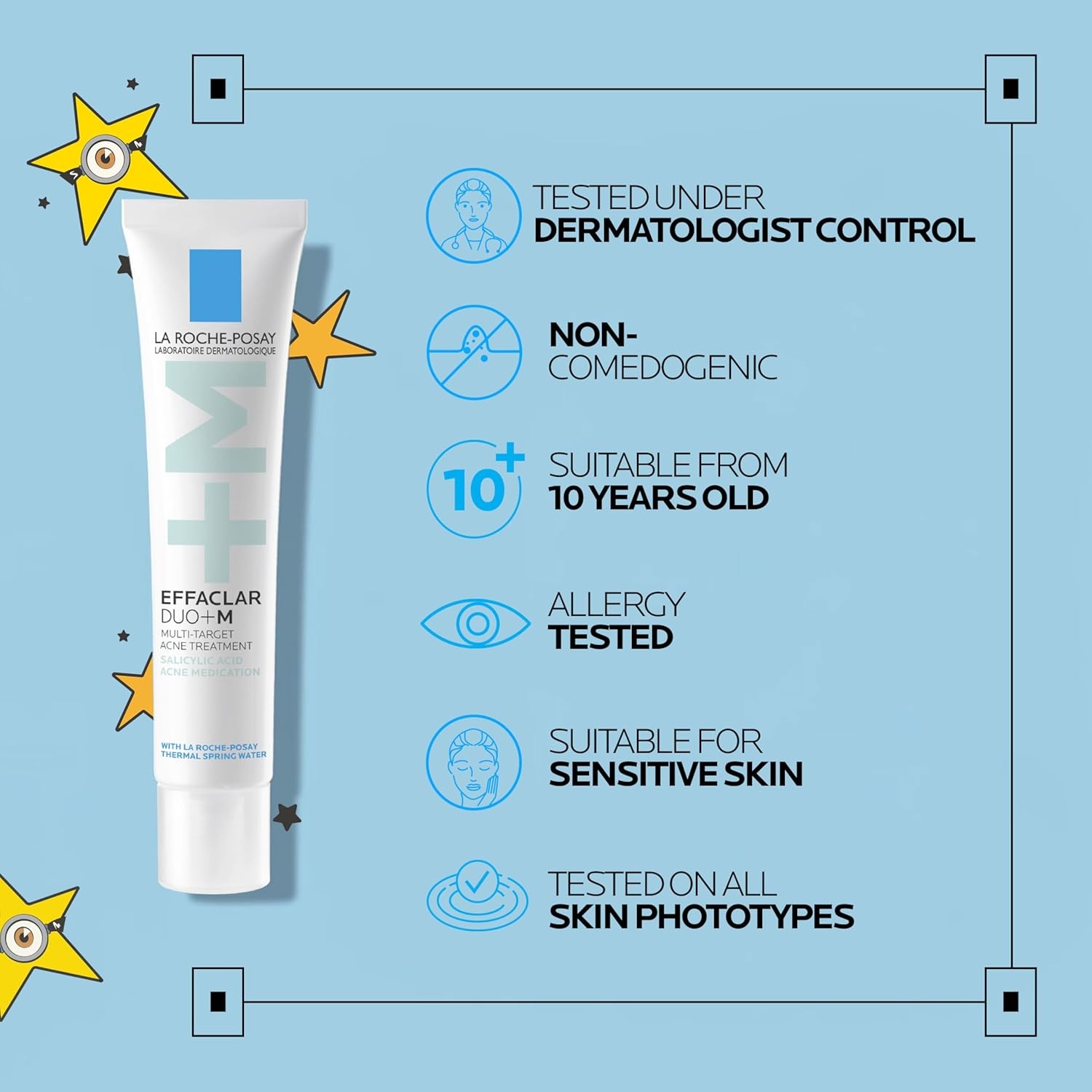 image:imageLa RochePosay Effaclar DuoM Salicylic Acid Acne Treatment for FaceMinions Acne Kit