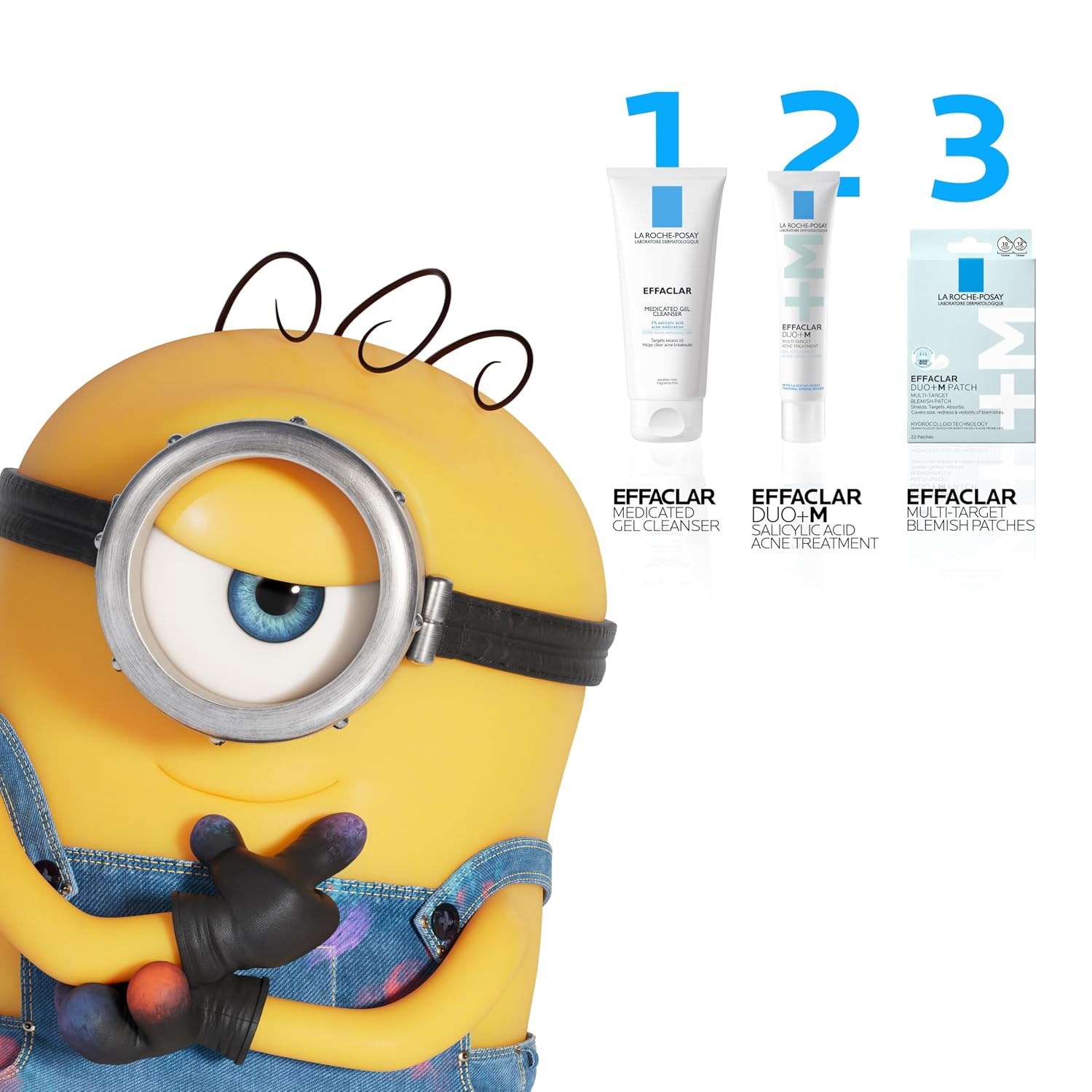 image:imageLa RochePosay Effaclar DuoM Salicylic Acid Acne Treatment for FaceMinions Salicylic Acid Spot Treatment