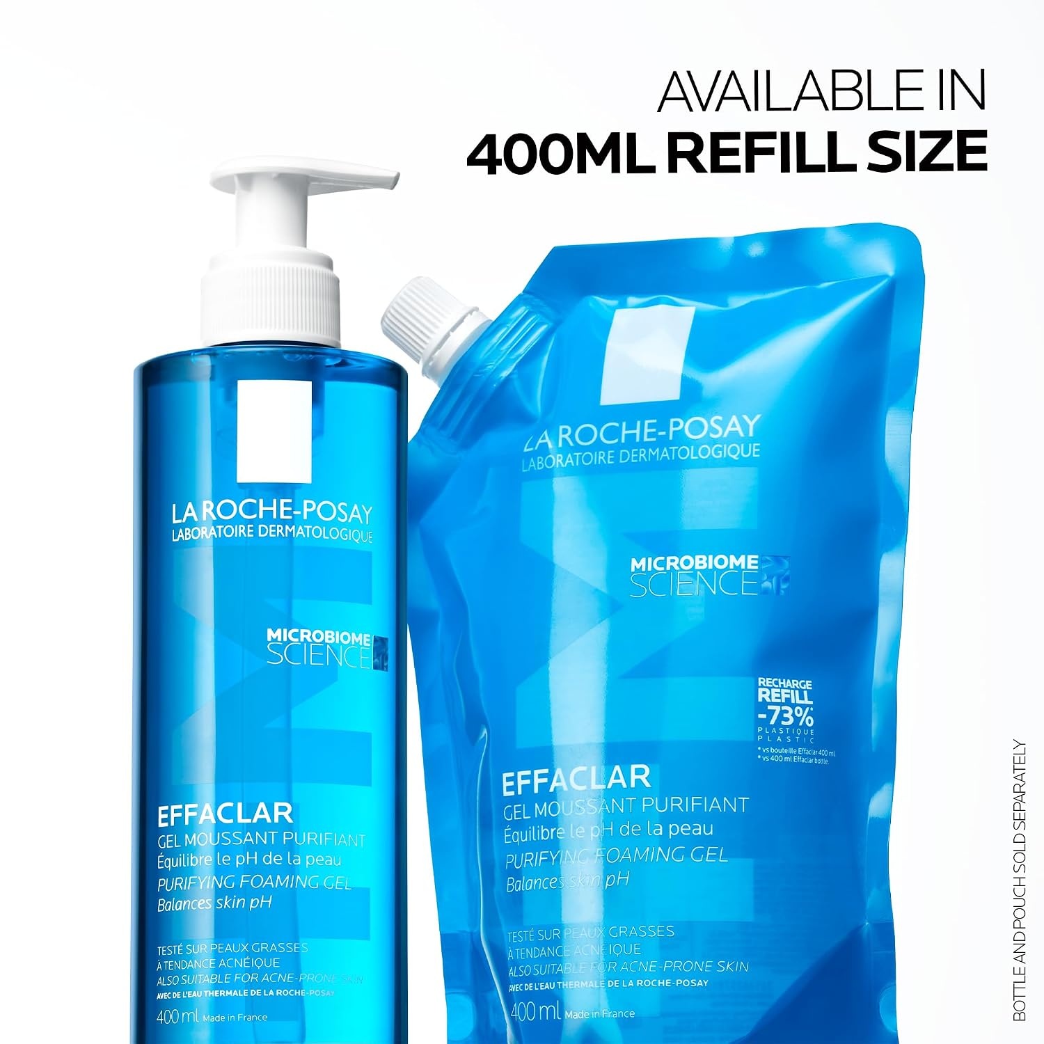 image:imageLa RochePosay Effaclar Foaming Gel Cleanser for Oily Skin1352 Fl Oz Pack of 2