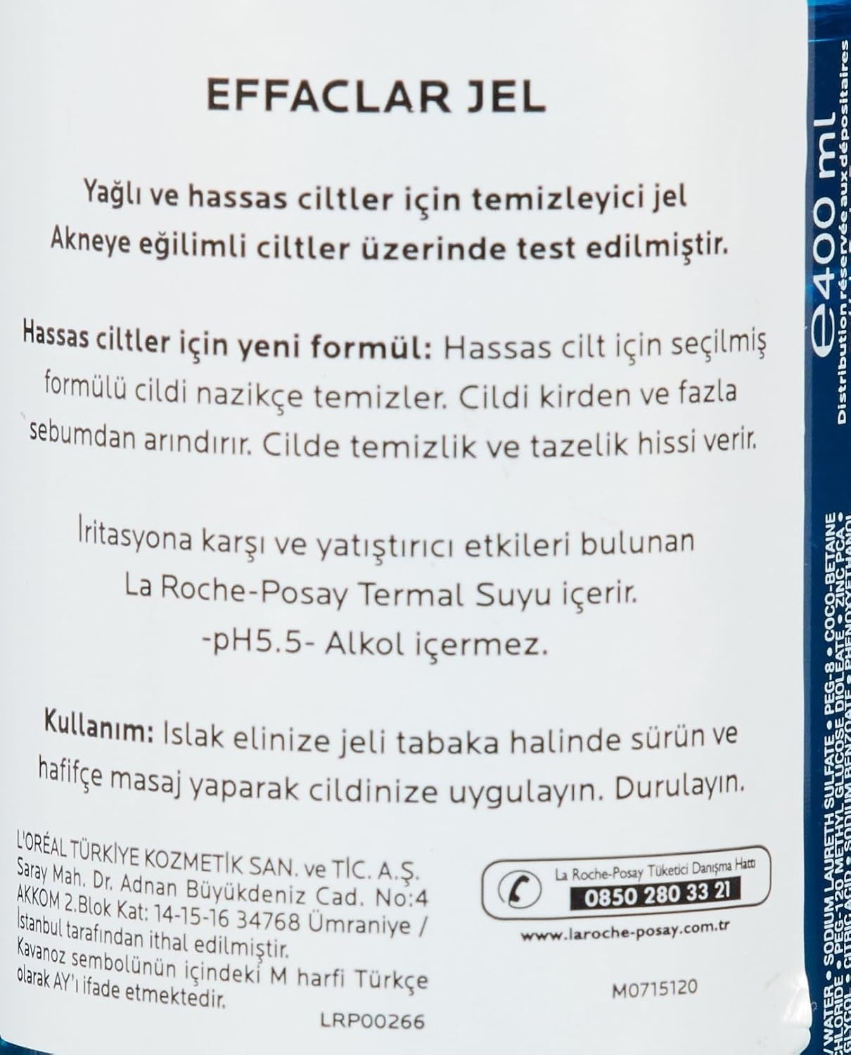 image:imageLa RochePosay Effaclar Foaming Gel Cleanser for Oily Skin1352 Fl Oz Pack of 2